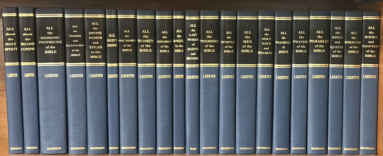 Herbert Lockyear « All the… » series, 21 volumes complete set hardcover