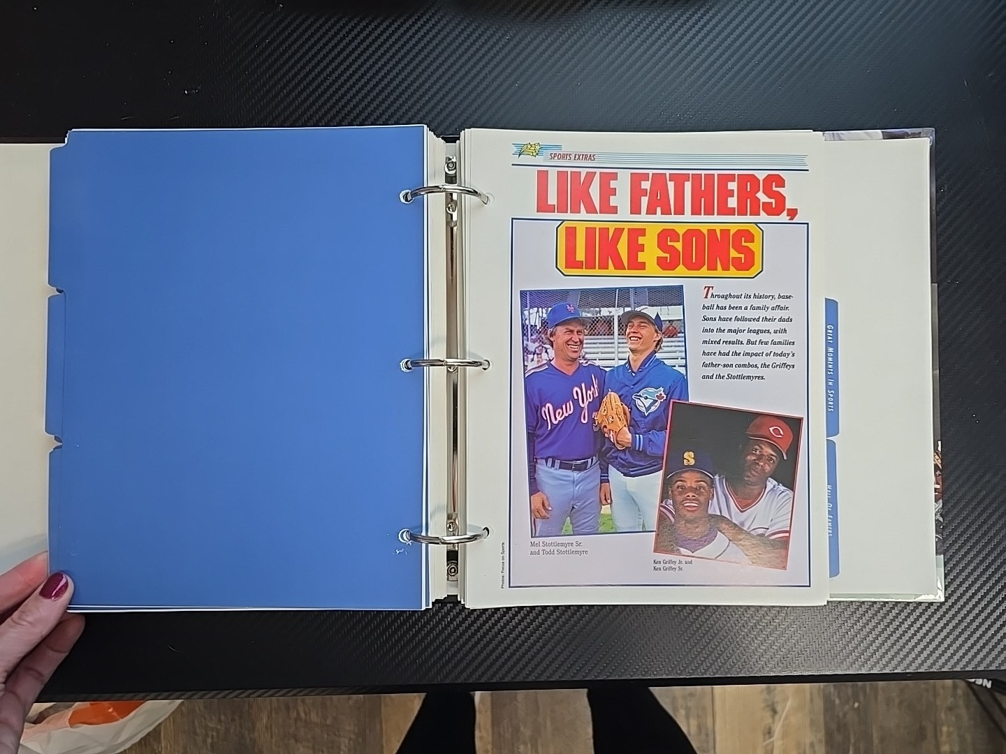 Vintage 1996 « Sports Pages: The Book For Sports Fans » Collector&rsquo;s Hardcover Bind