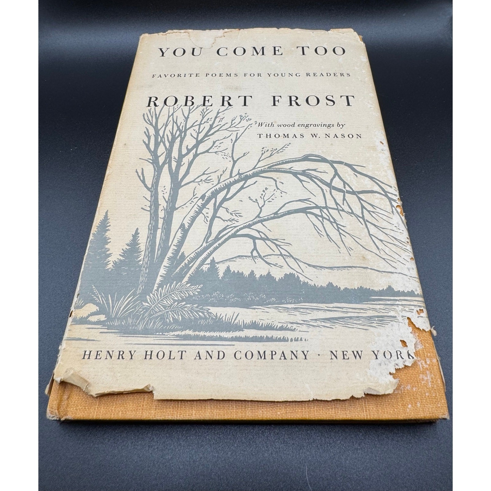 Vintage 1959 Robert Frost You Come Too 1st Edition Asso. Copy Hyde Cox Inscribed