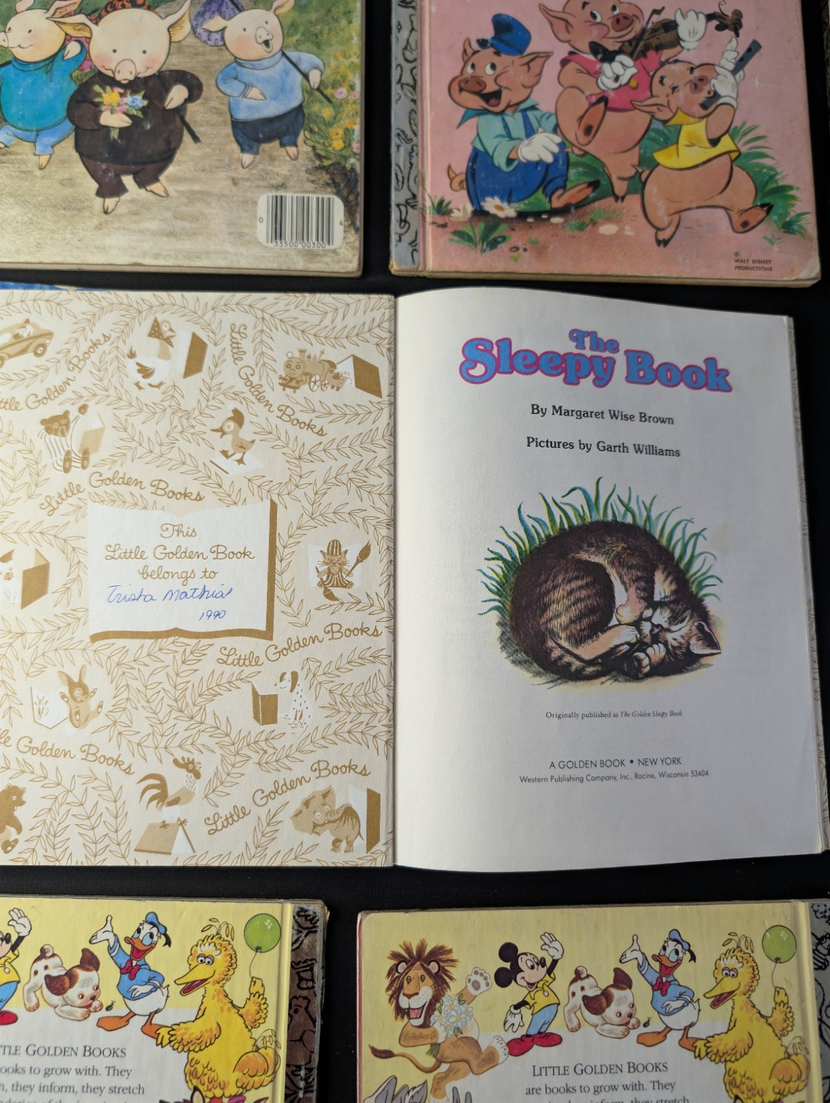 Lot Of 10 Little Golden Books – Nursery Rhymes – Animals – Farm – Vintage