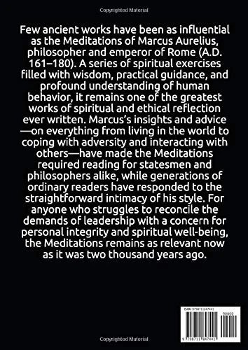 Meditations by Marcus Aurelius, The New Illustrated, Edition (Paperback)