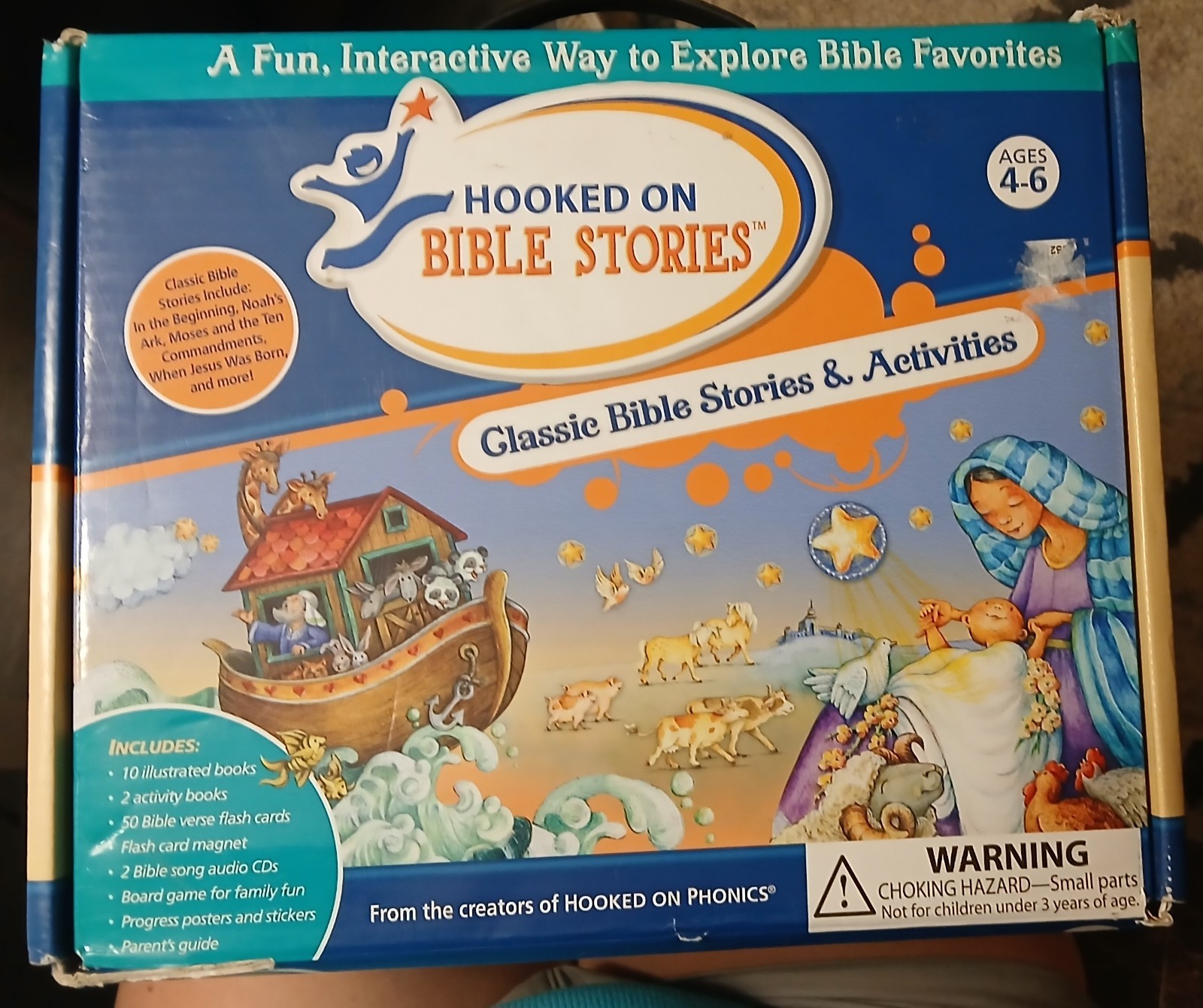 Hooked on Bible Stories: Classic Bible Stories & Activities: Ages