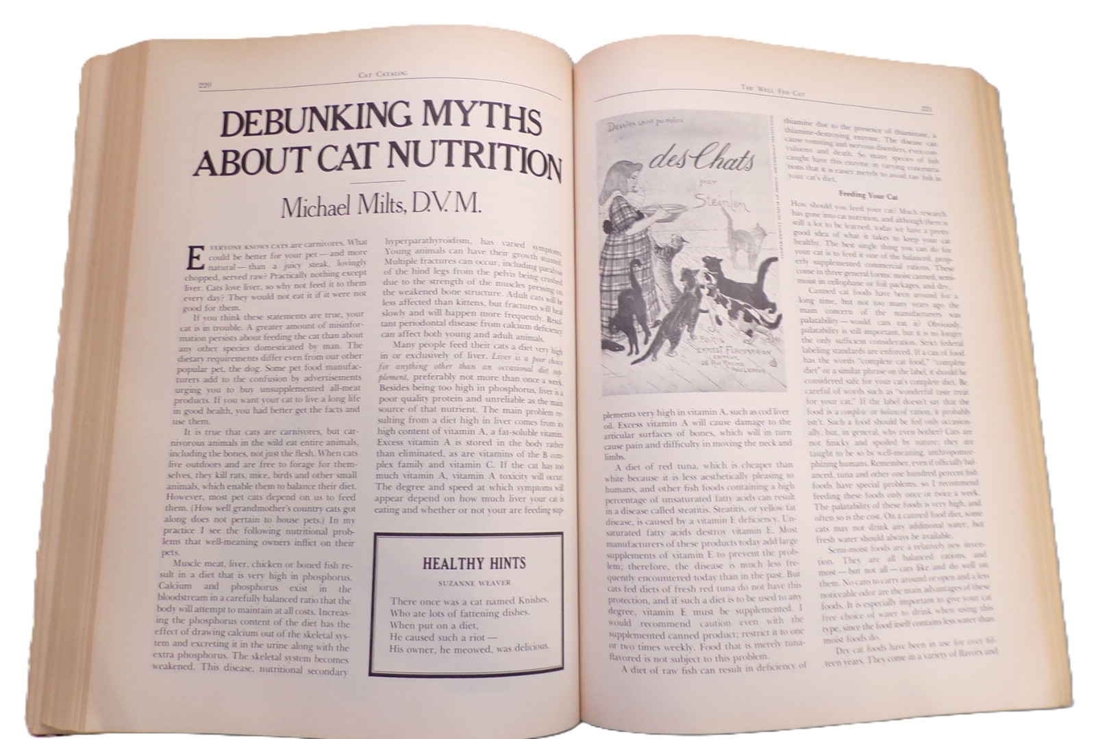 « Cat Catalog », The Ultimate Cat Book, Large « Very Good » 1st Ed. Book, 352 pages