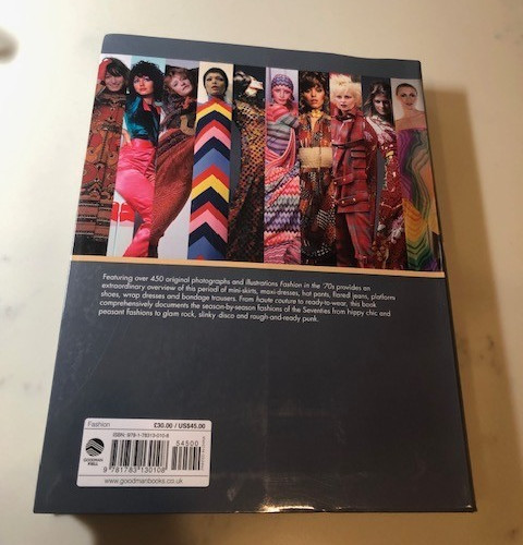 Fashion in the &rsquo;70s 1970 1970s hippy chic peasant retro disco punk book couture