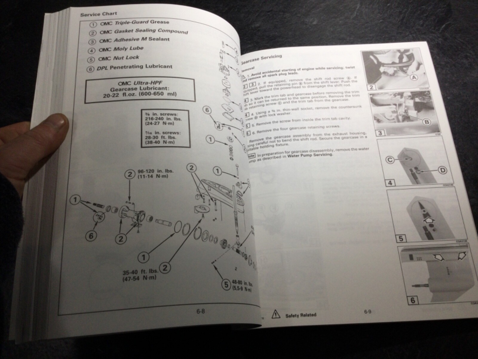 1997 Johnson & Evinrude « EU » 50, 60, 65 70 HP 3-Cylinder Outboard Service Manual