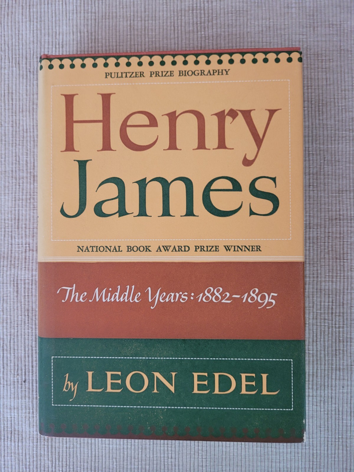 Leon Edel Henry James Biography Complete 5 Vol Set Lippincott Hardcover DJs