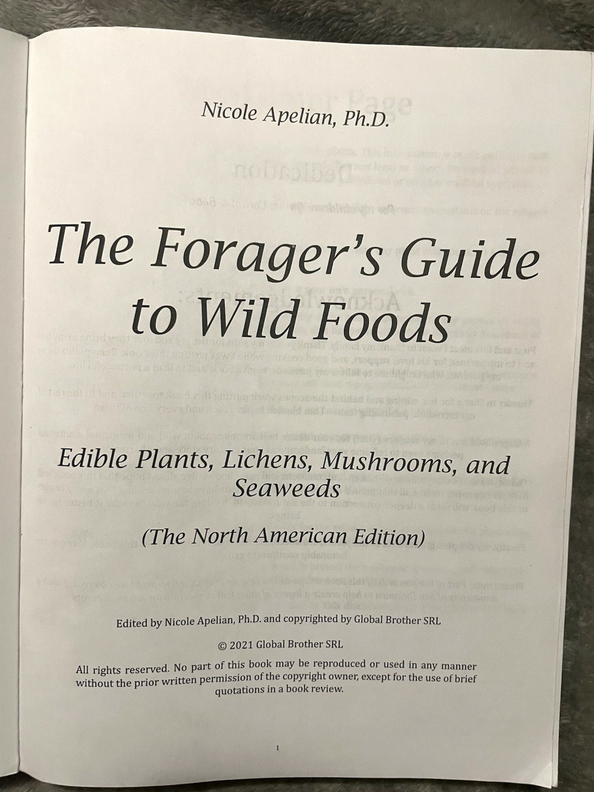 The Forager&rsquo;s Guide to Wild Foods North American Edition 2021 Nicole Apelian