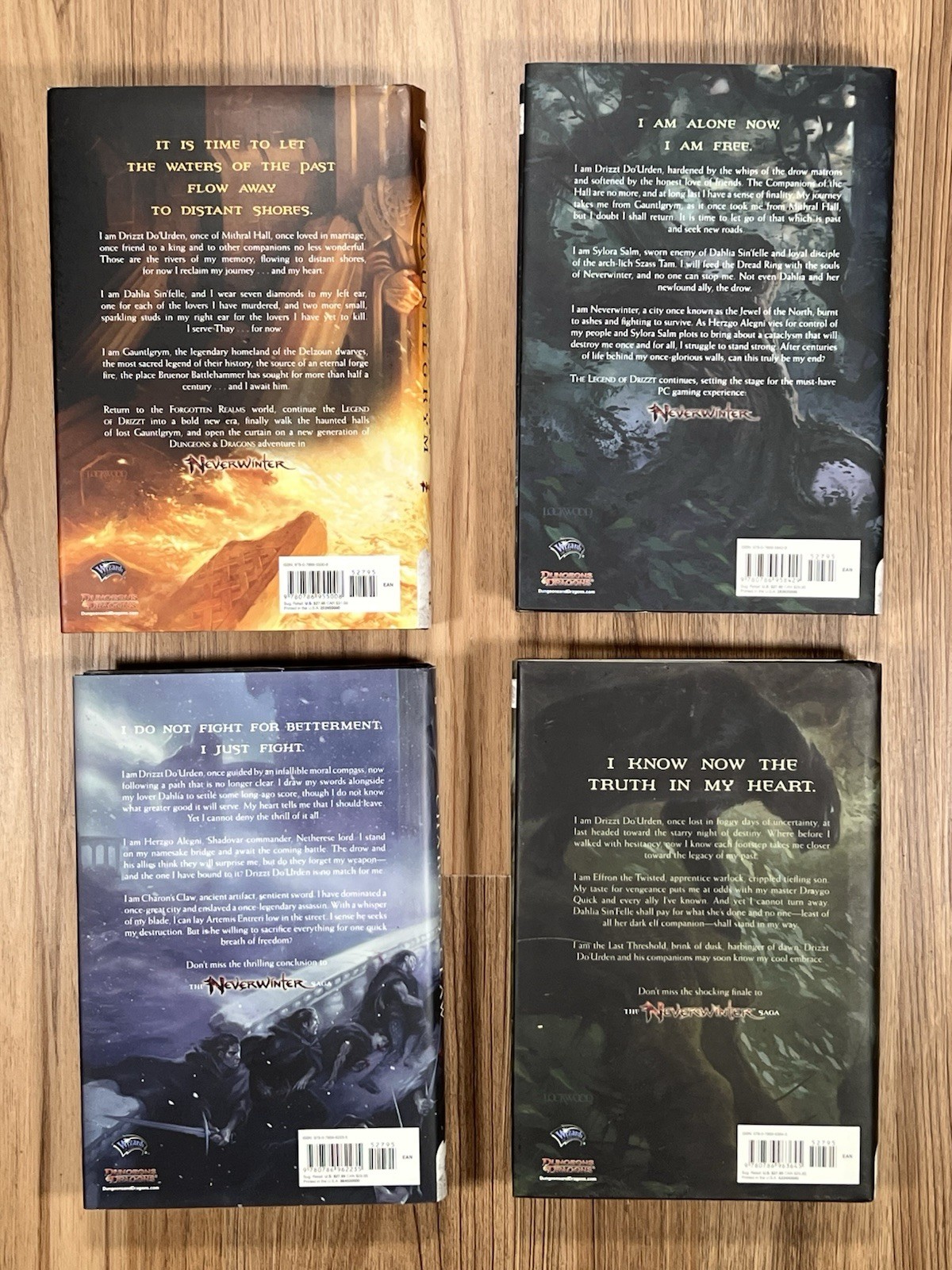 Forgotten Realms The Neverwinter Saga R.A. Salvatore Book 1-4 D&D Hardcover