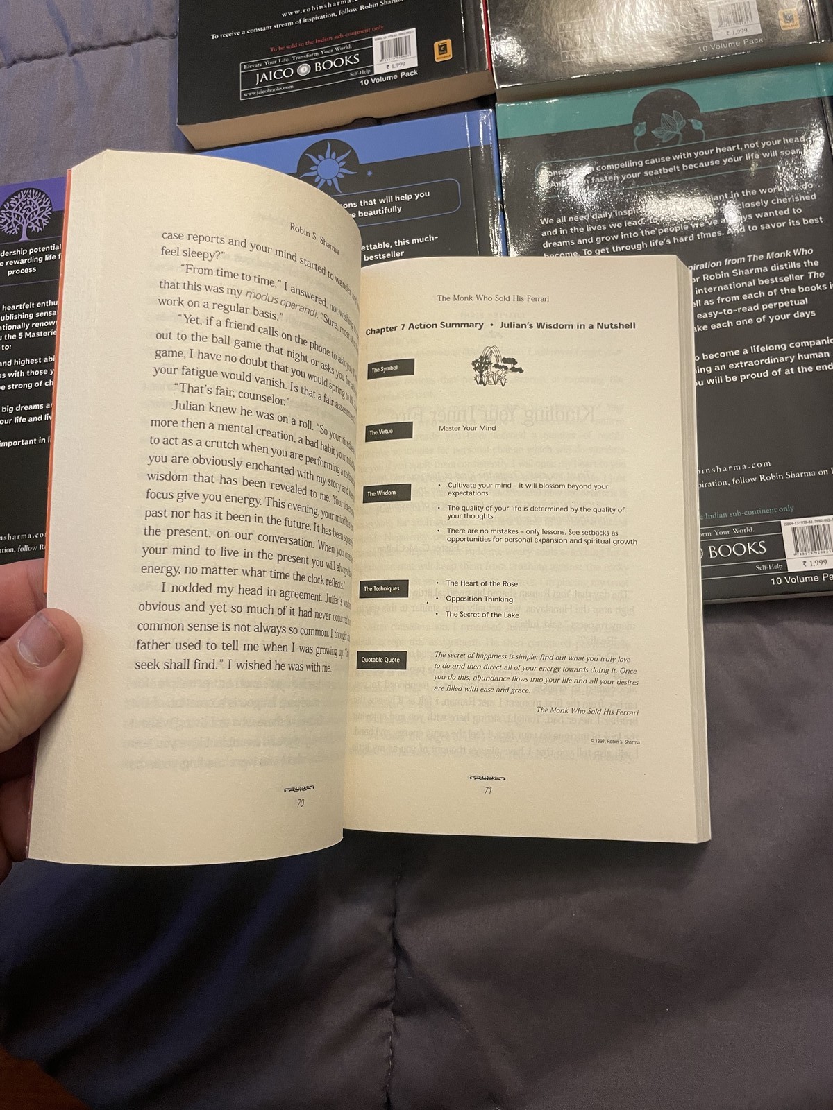 Robin Sharma Collector&rsquo;s Edition 10 Volume Pack The Monk Who Sold His Ferrari