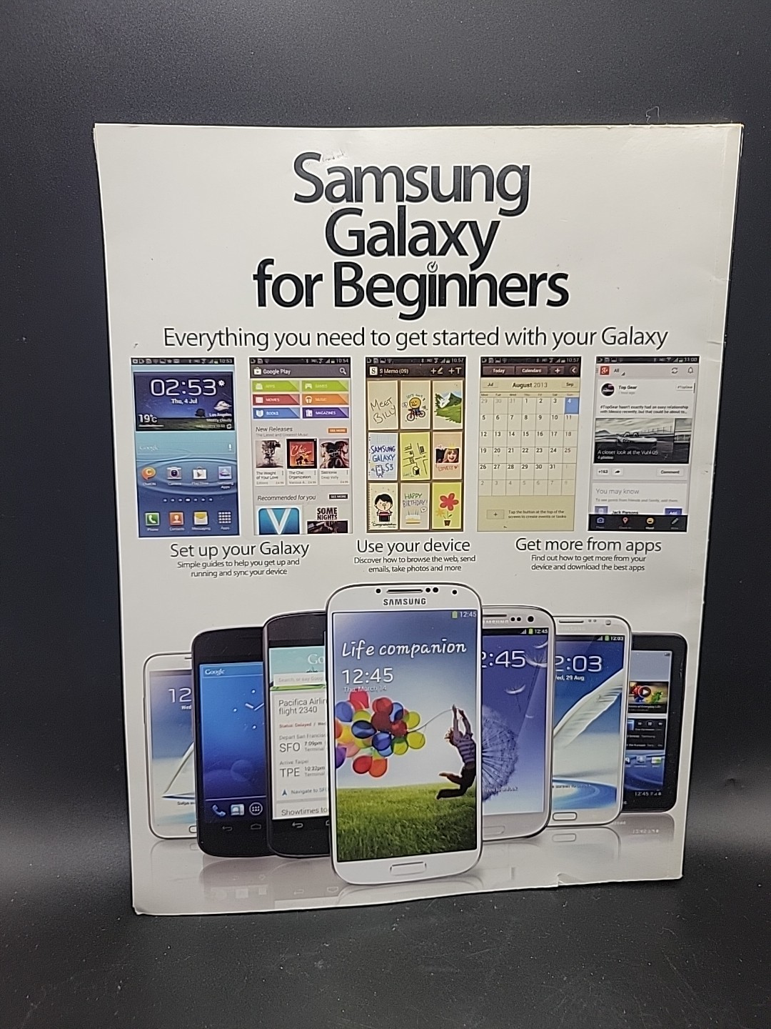 Samsung Galaxy For Beginners Book « Everything You Need To Know » 175Pages LikeNew