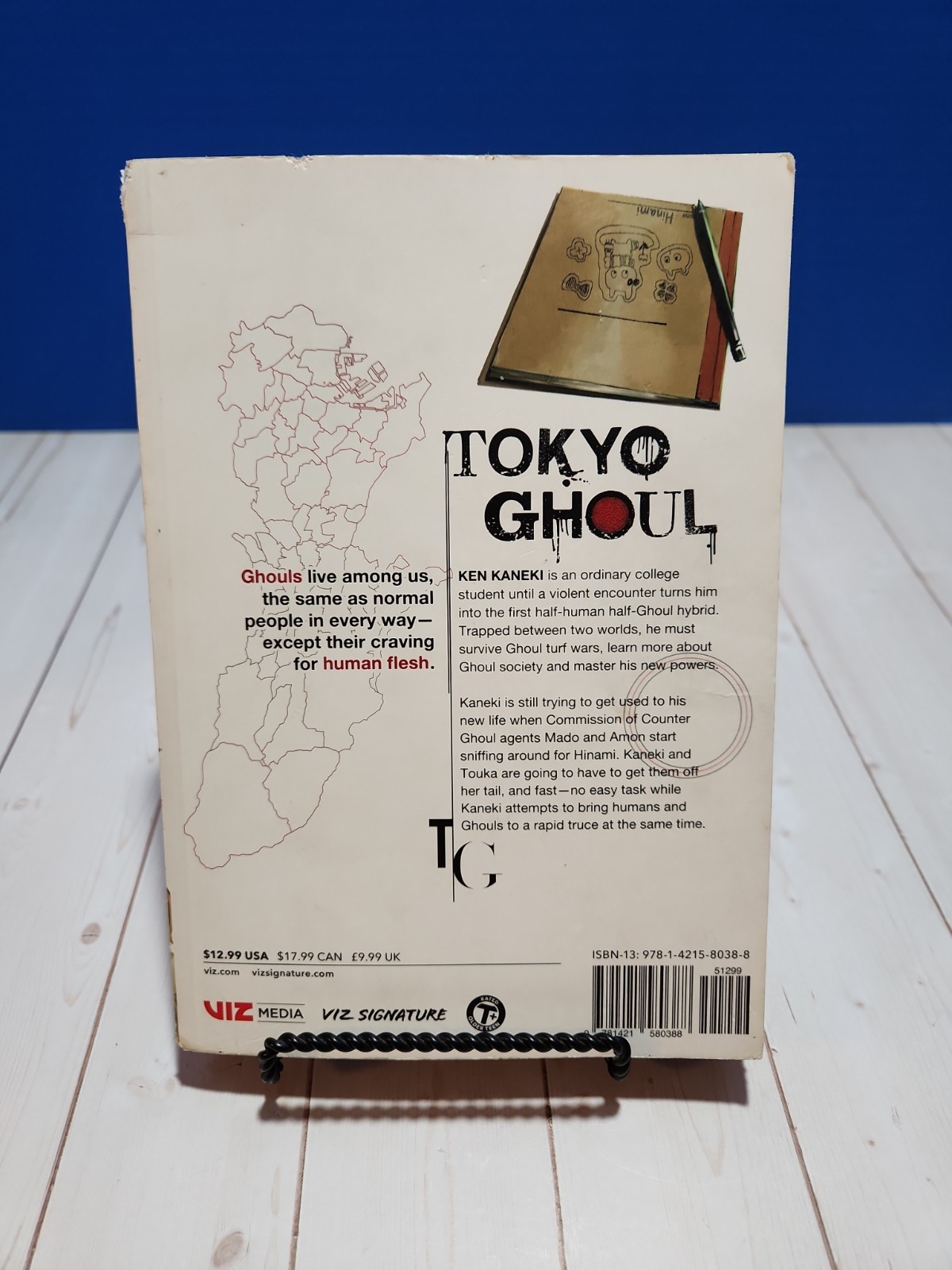 Lot of 4 Tokyo Ghoul, Sui Ishida, Volumes 3-6 English Manga, Viz Media