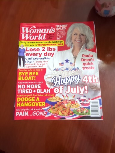 Woman&rsquo;s World Magazine July 3 2023 Paula Deen, Lose 2 Lbs Every Day RP