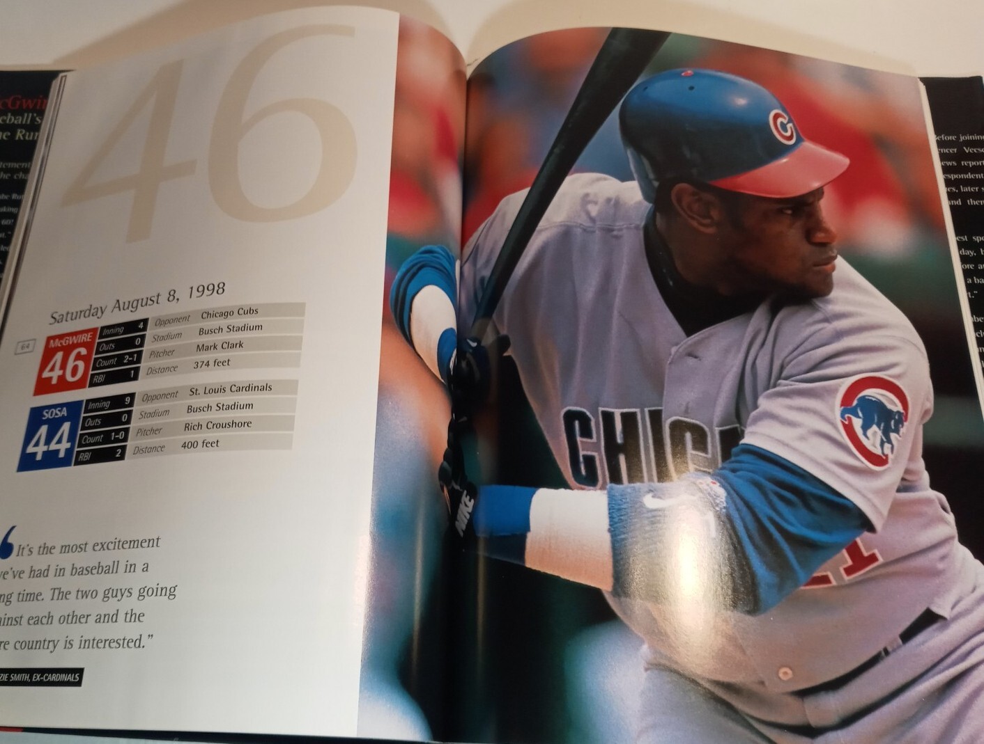 McGwire and Sosa Baseball&rsquo;s Greatest Home Run Story 1998 Hardcover First Edition