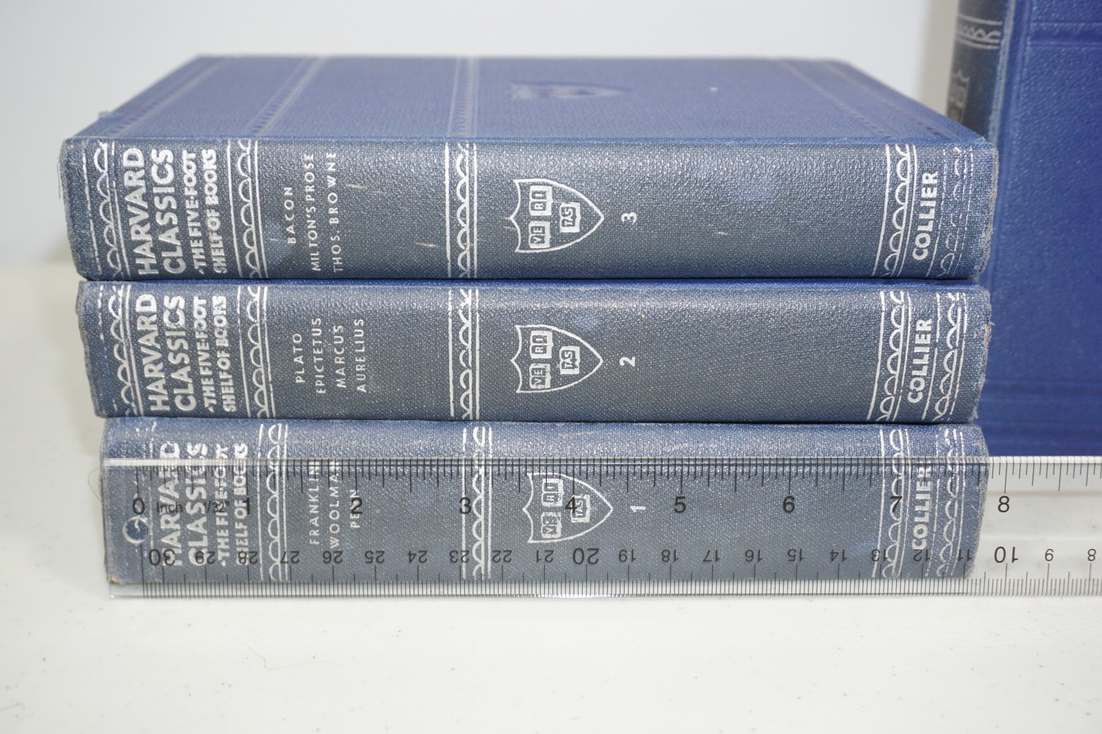 Harvard Classics 5 Foot Shelf Of Books Collier Blue Single Volume Selection