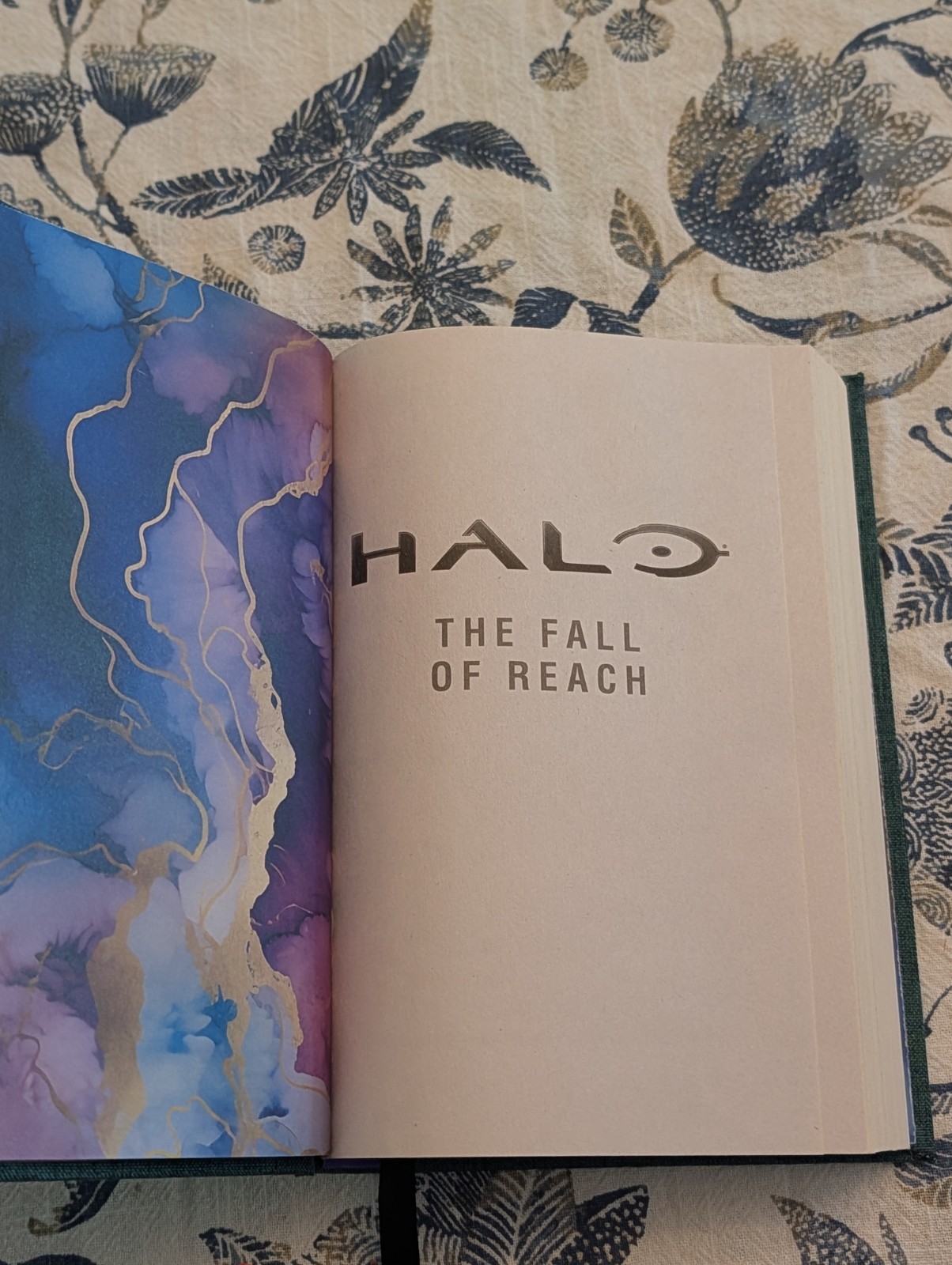Halo The Fall Of Reach Eric Rylund Custom Rebound Hardcover Collector&rsquo;s Book