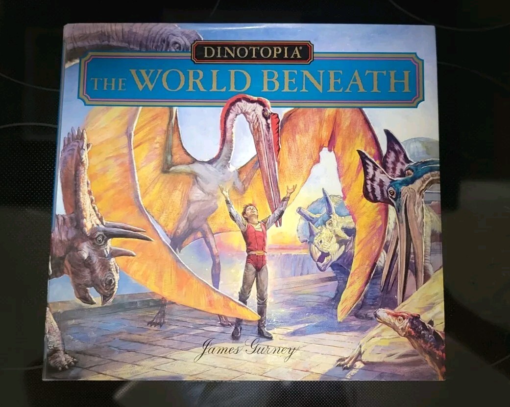 First Edition! Dinotopia : The World Beneath by James Gurney (1995, Hardcover)