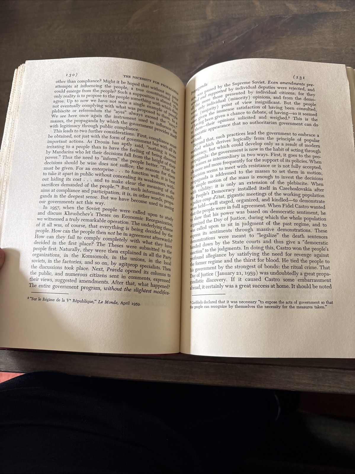 Propaganda: The Formation of Men&rsquo;s Attitudes, Jacques Ellul (HC) 1st ed 3rd Ptg