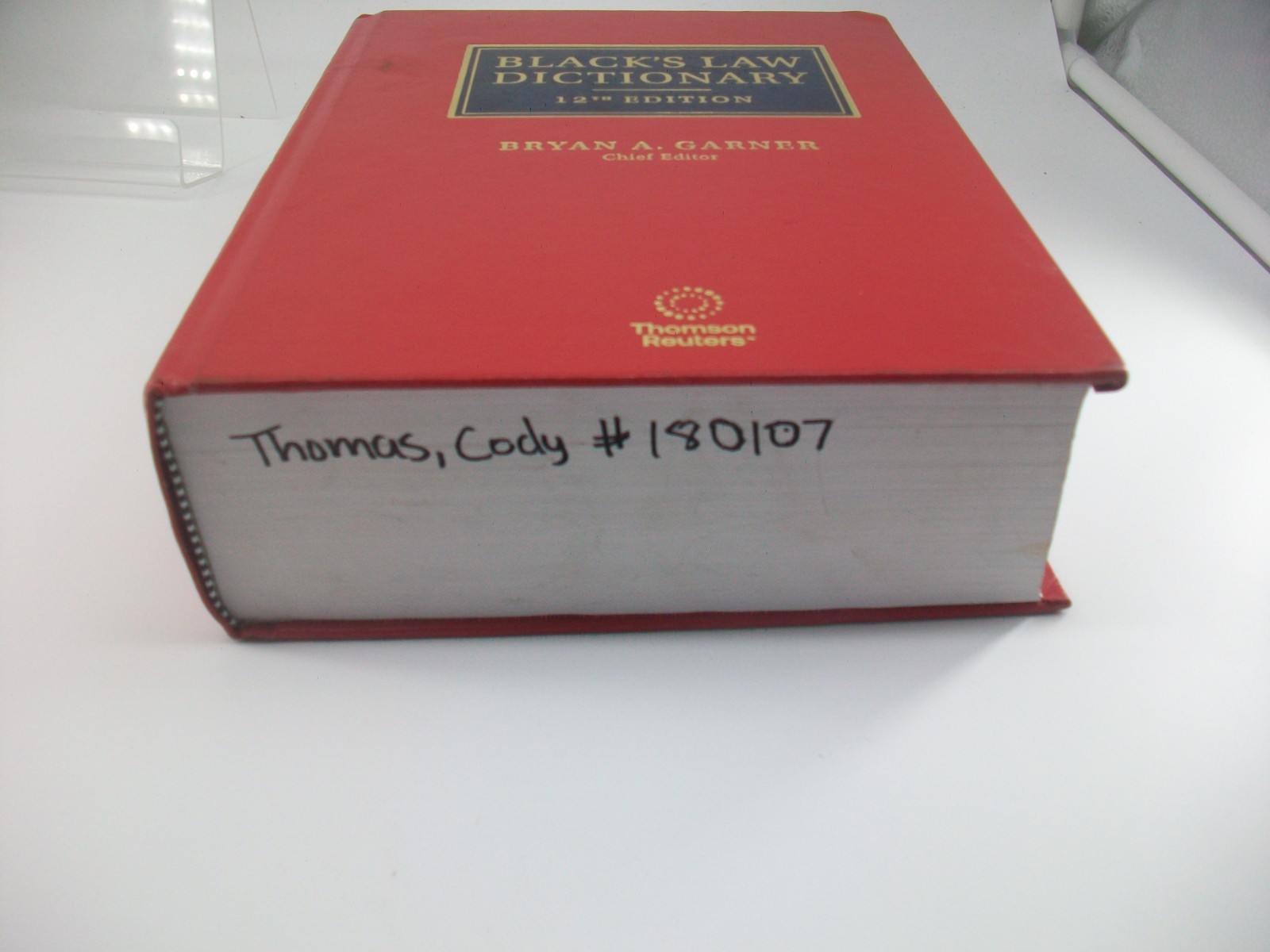 Black&rsquo;s Law Dicitionary 12th Edition. In Very Good Condition
