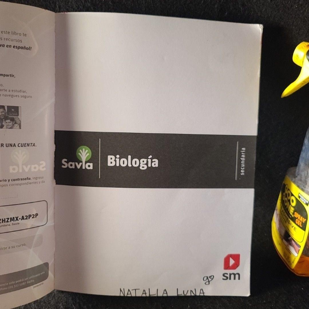 Zayil Salazar Campos Biología Savia SM 2018 Paperback Spanish Activity Book