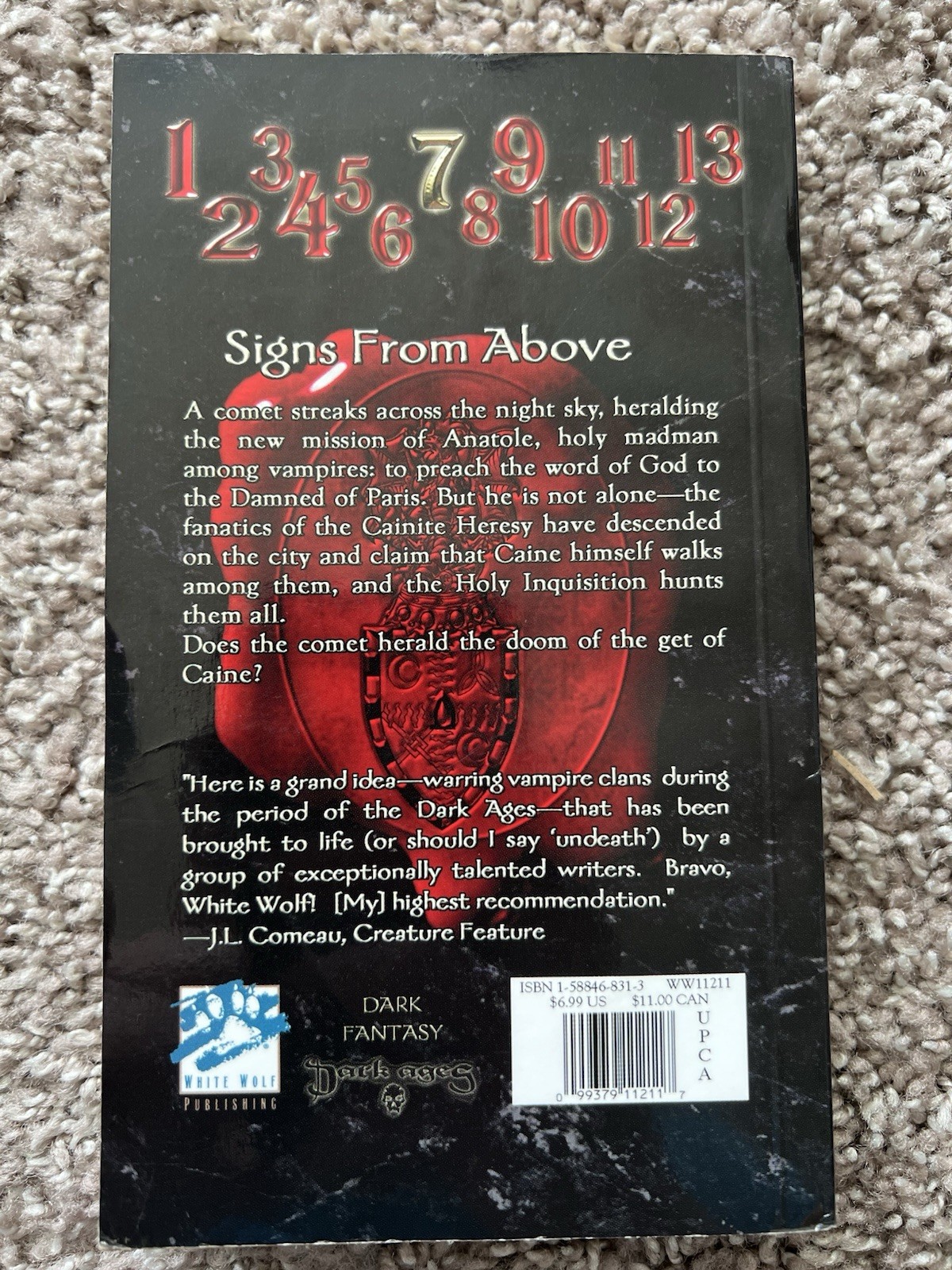 Dark Ages Malkavian: Book 7 In The Dark Ages Clan Novel Saga Some Damage