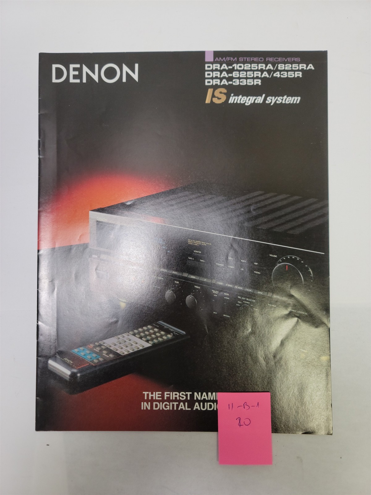 1990&rsquo;s Denon DRA-1025RA/825RA, DRA-625RA/435R DRA-335R Stereo Receivers Brochure