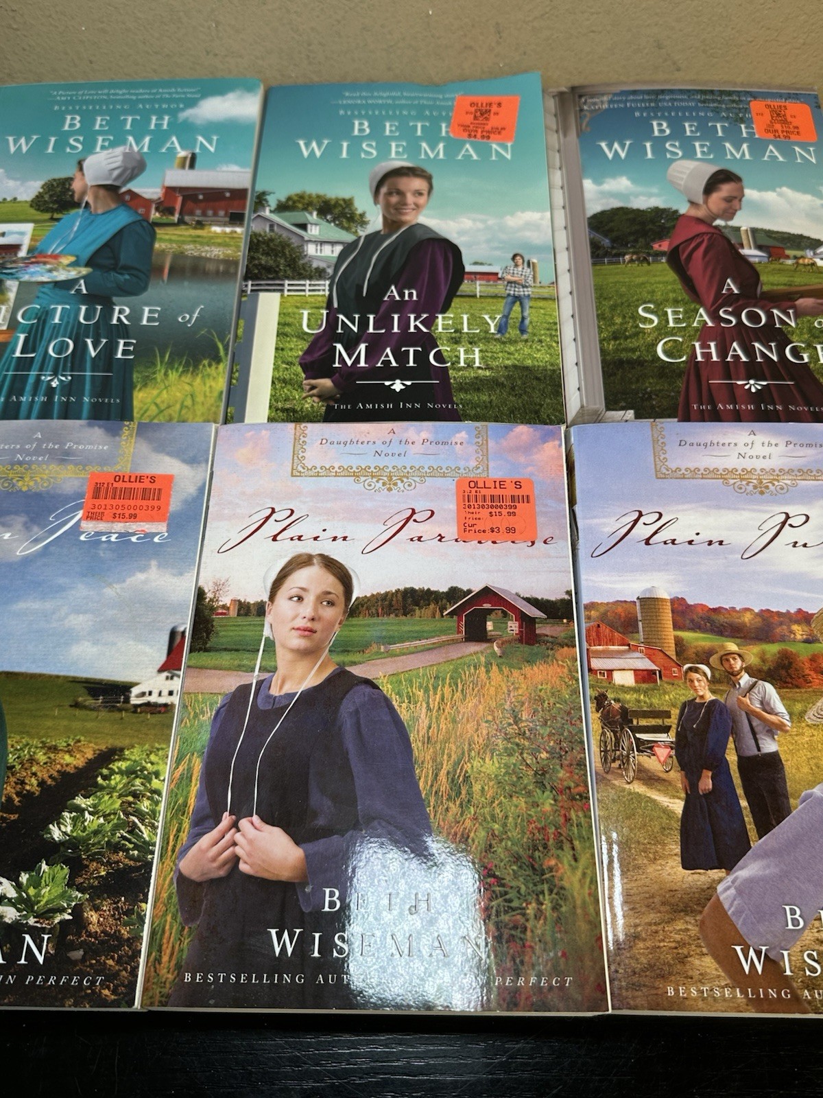 Beth Wiseman~Lot 6 Amish Romance Paperback
