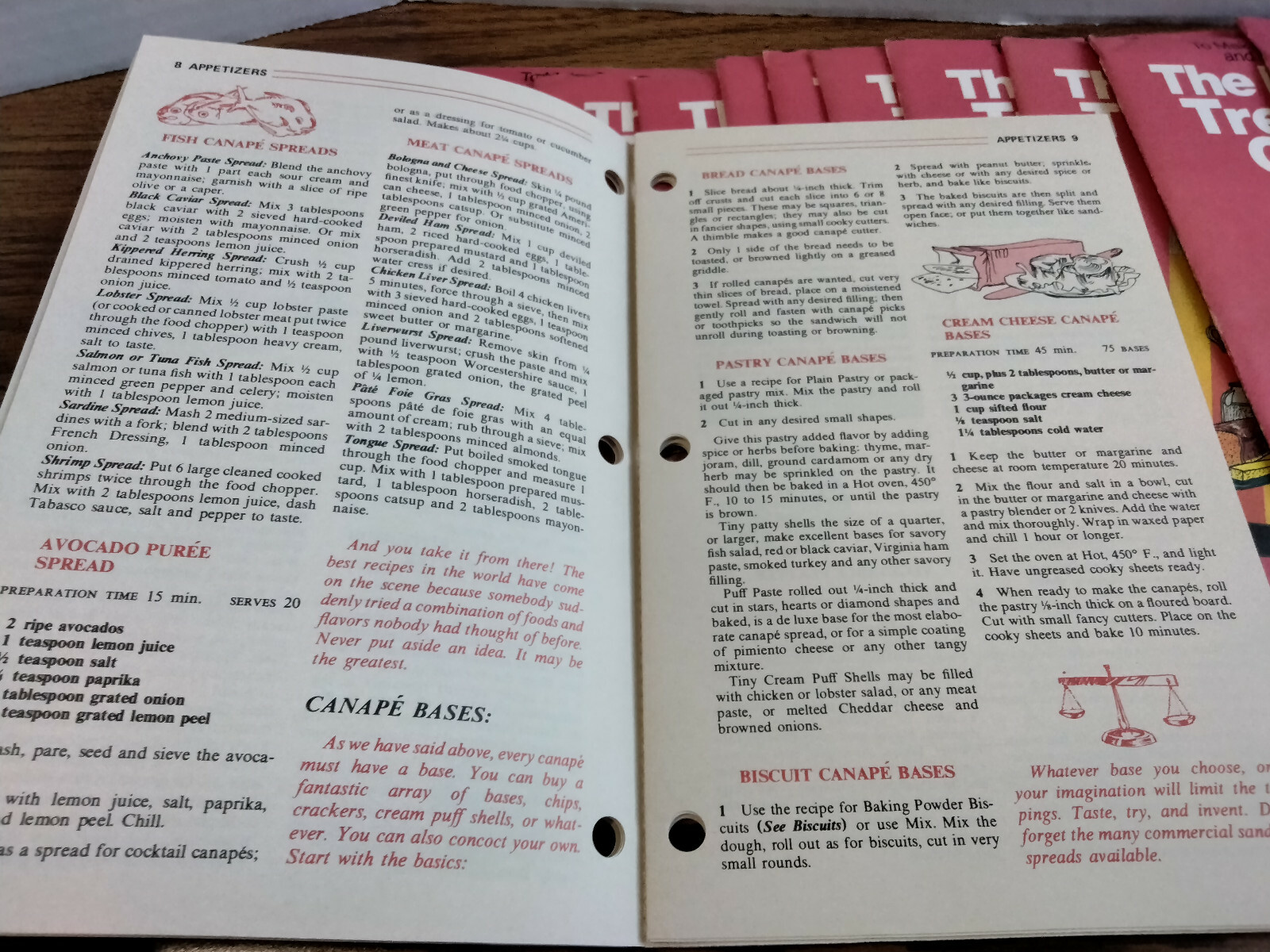 416 Pages Vintage The Illustrated Treasury Of Cooking Cookbook 1970&rsquo;s- 1 Thru 13