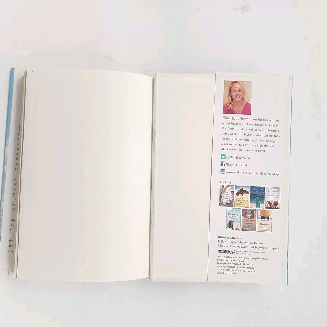 The Matchmaker by Elin Hilderbrand FIRST EDITION 2014 Hardcover Book