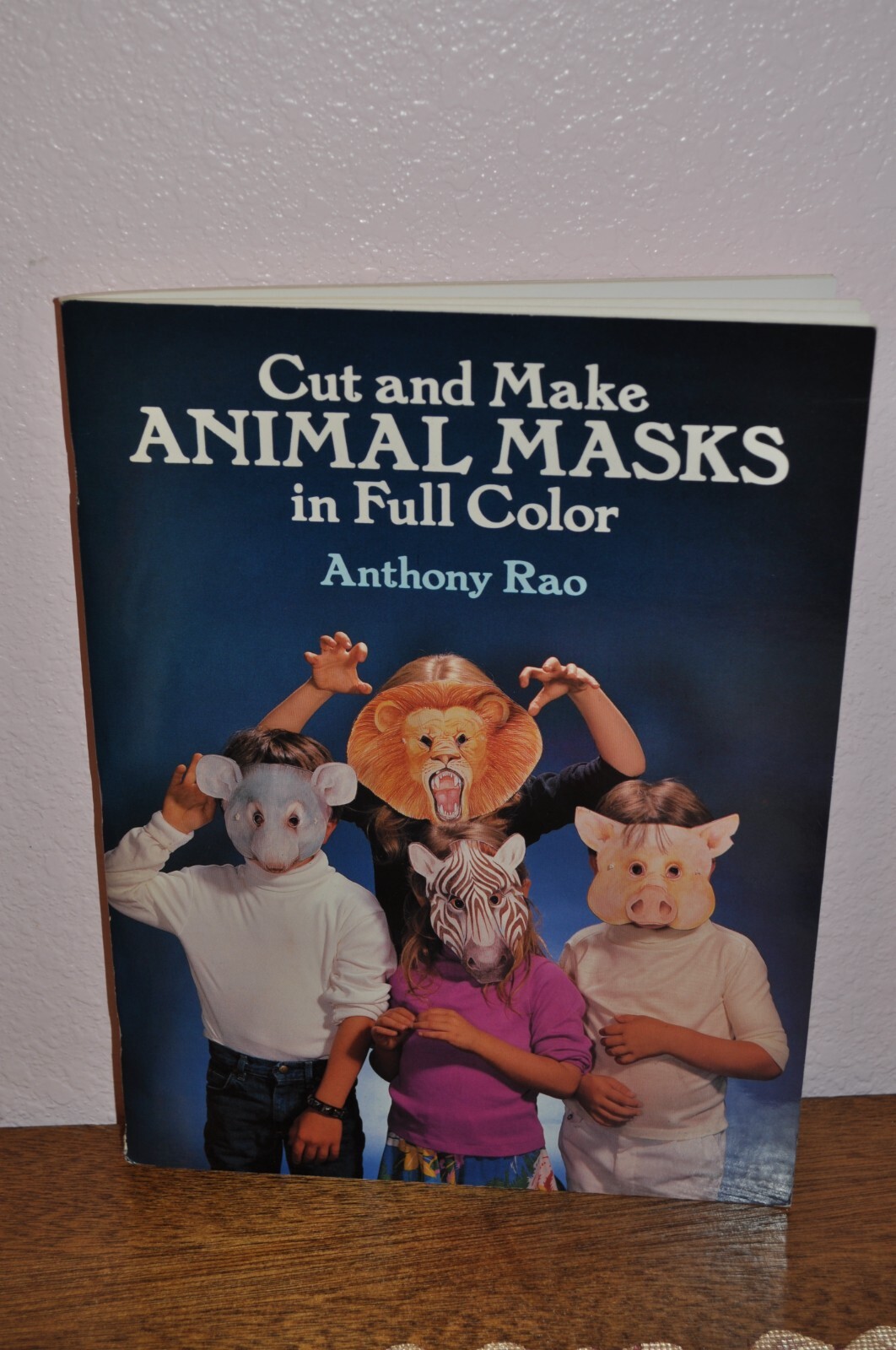 2 CUT AND MAKE ANIMAL MASKS IN FULL COLOR & COLOR &lsquo;N CUT ANMAL MASKS BOOKS