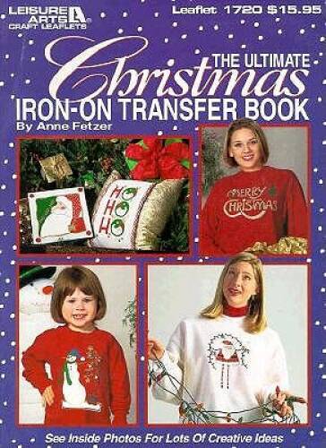 Christmas Iron on Transfers – Paperback By Leisure Arts – GOOD