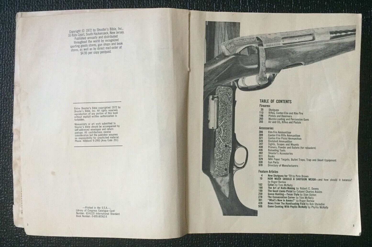 THE SHOOTER&rsquo;S BIBLE #64 1973 ED. HUNTING GUNS & ACCESSORIES CATALOG 576 PAGES