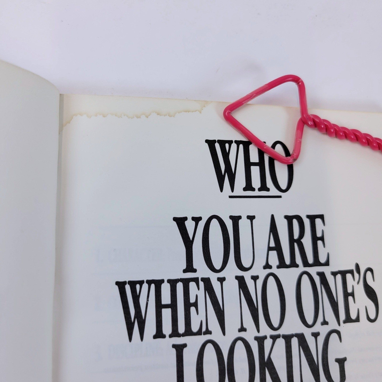 Who You Are When No One&rsquo;s Looking Bill Hybels Book InterVarsity Press