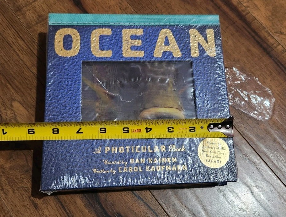 Ocean: A Photicular Book by Carol Kaufmann (English) Hardcover Book