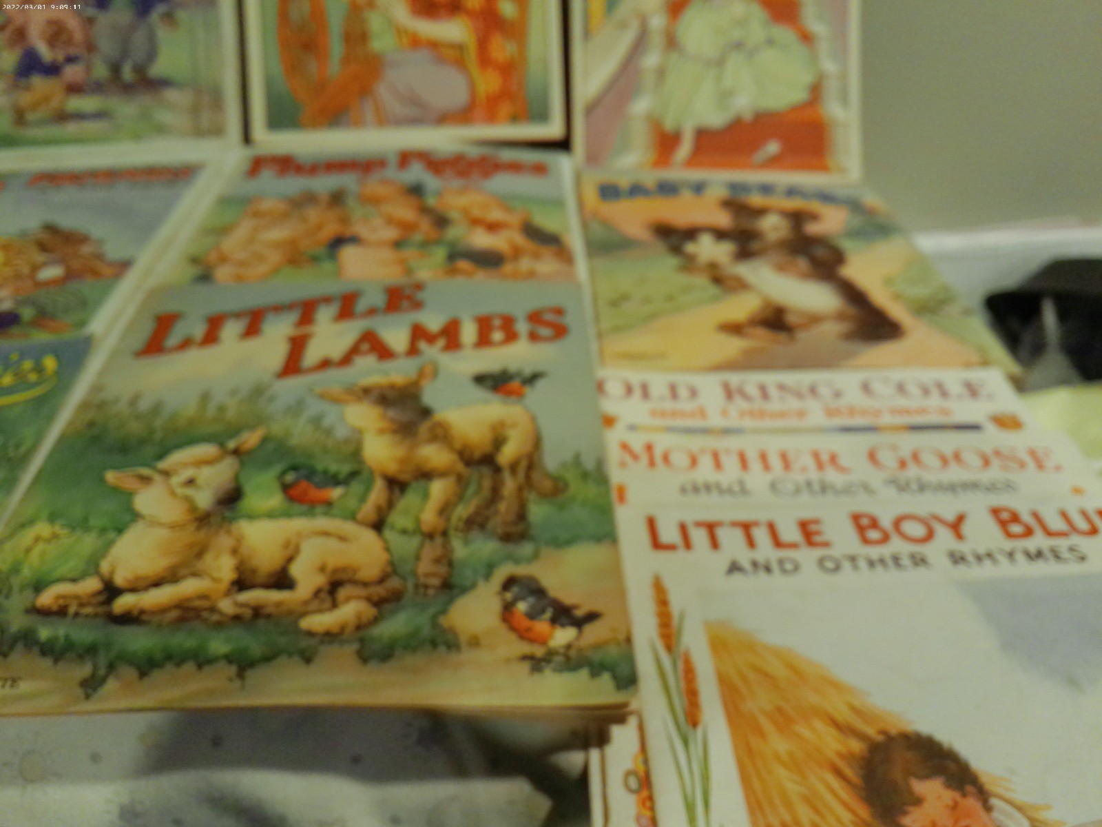 Linenette Sam Gabriel kids book WWII era Nursery Rhymes Farm Friends lot 17