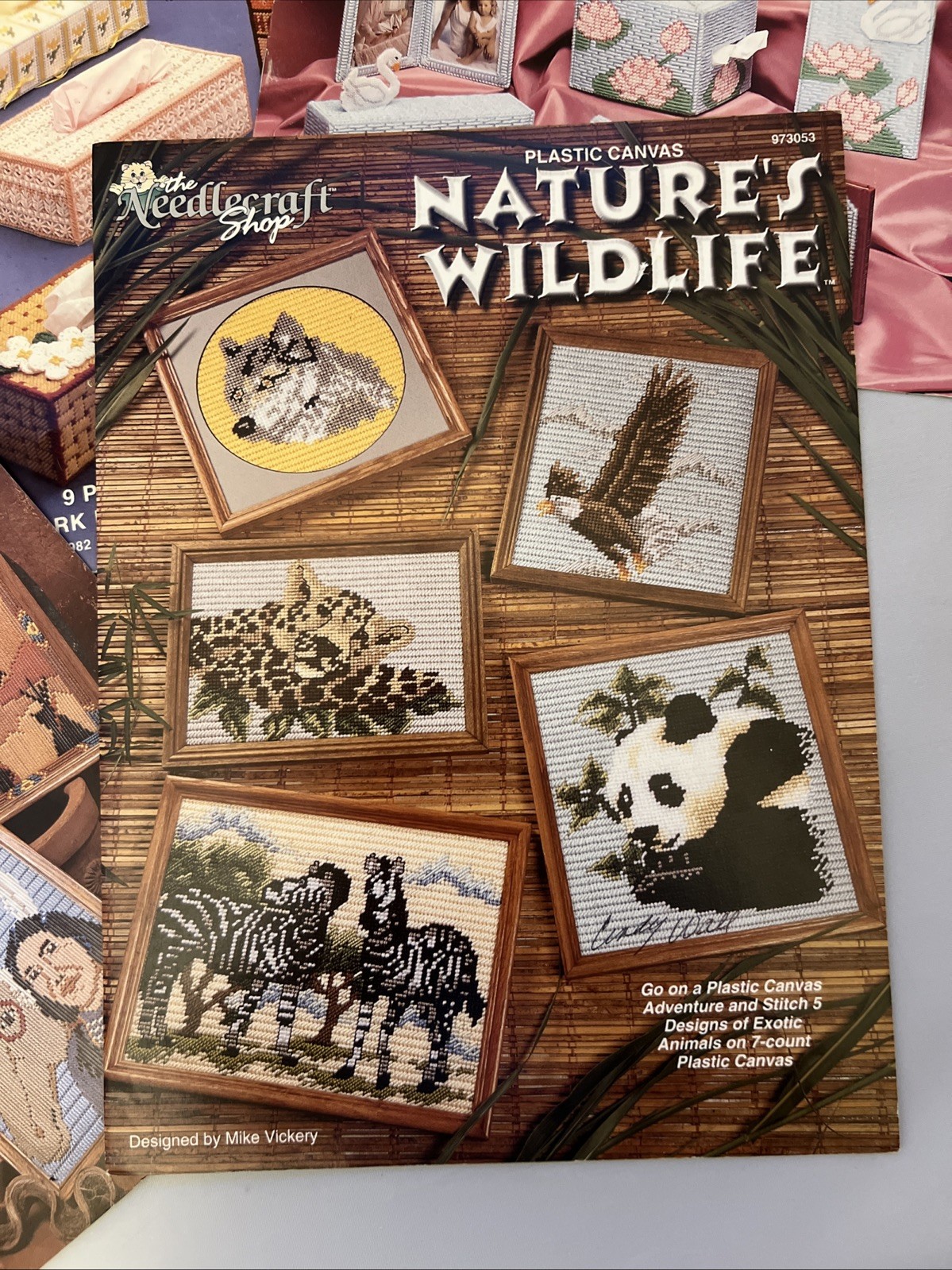Lot of Craft Books for Making Plastic Canvas Projects Lot of 7 Books See Photos