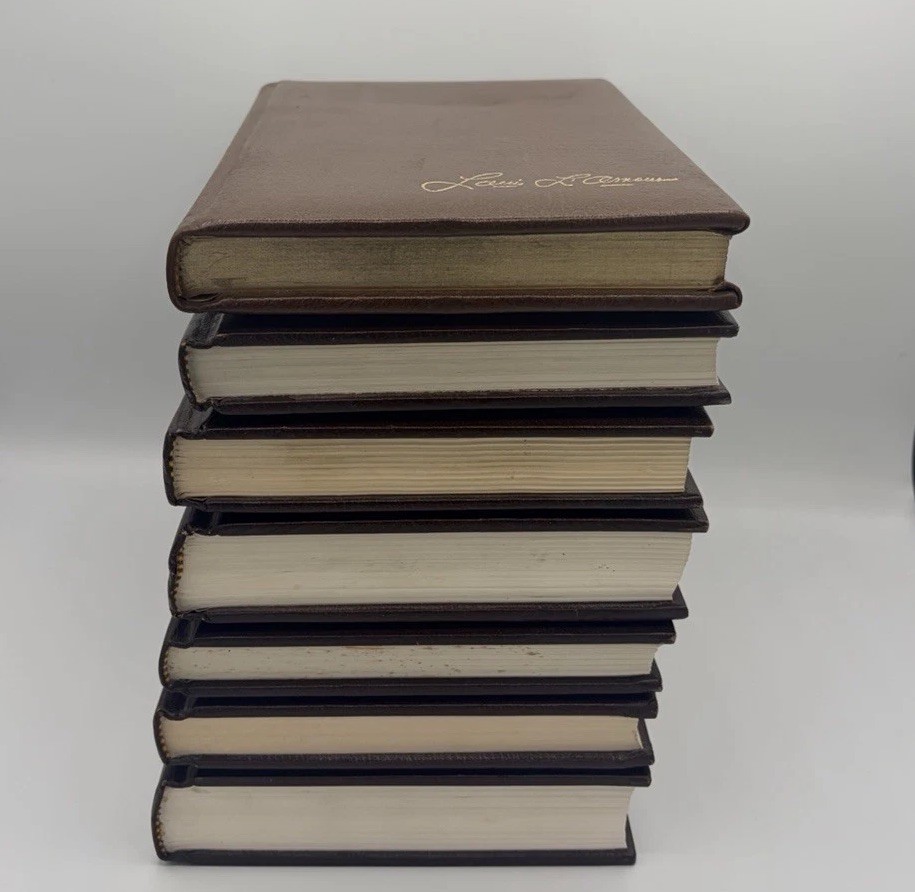 Louis L&rsquo;Amour Bantam Leatherette Collectible Series Multiple Titles