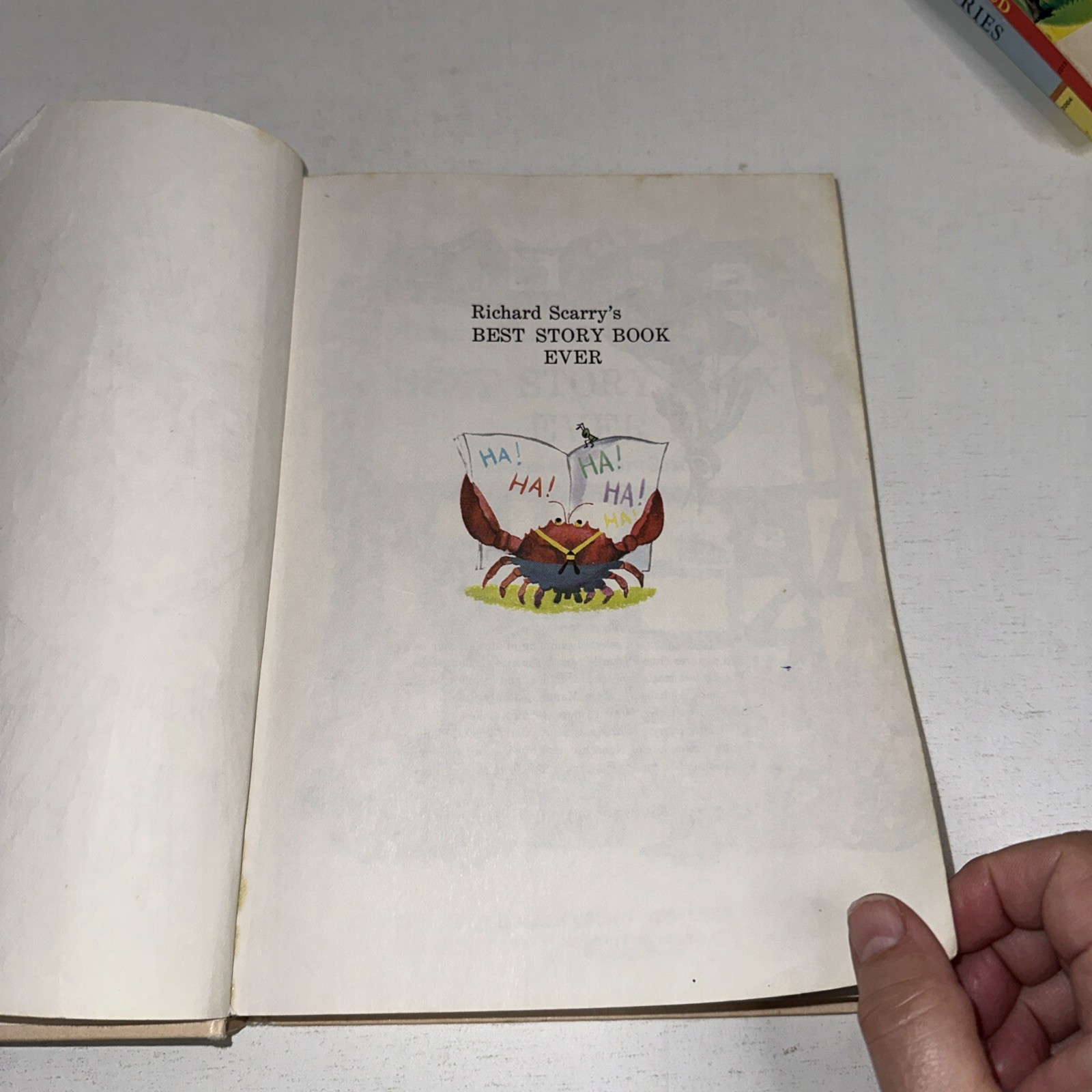 Richard Scarry&rsquo;s Best Story Book Ever Western Publishing Poetry & Fable Book VG