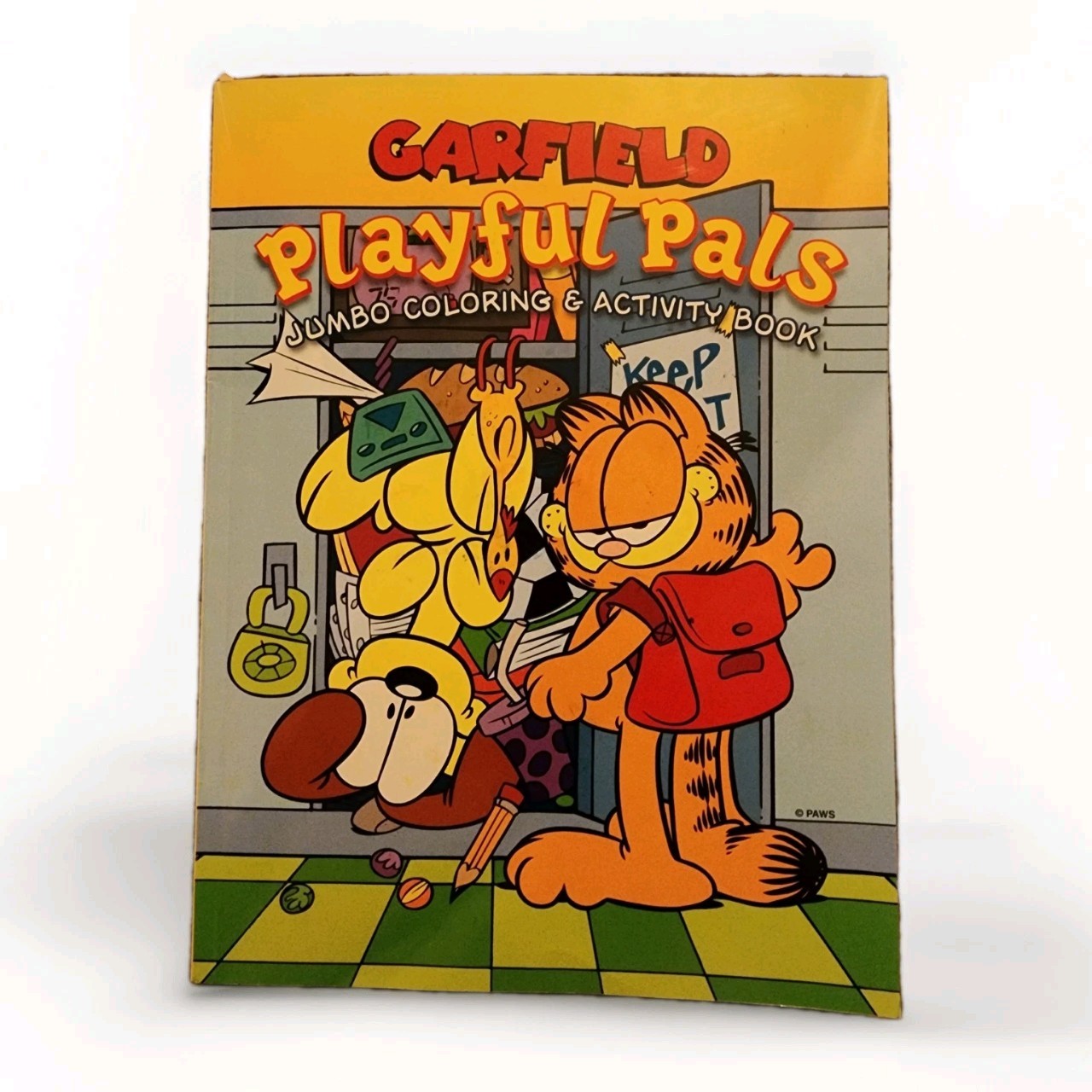 Garfield Playful Pals Jumbo Coloring & Activity Book 2003 Bendon 116 Pages VTG