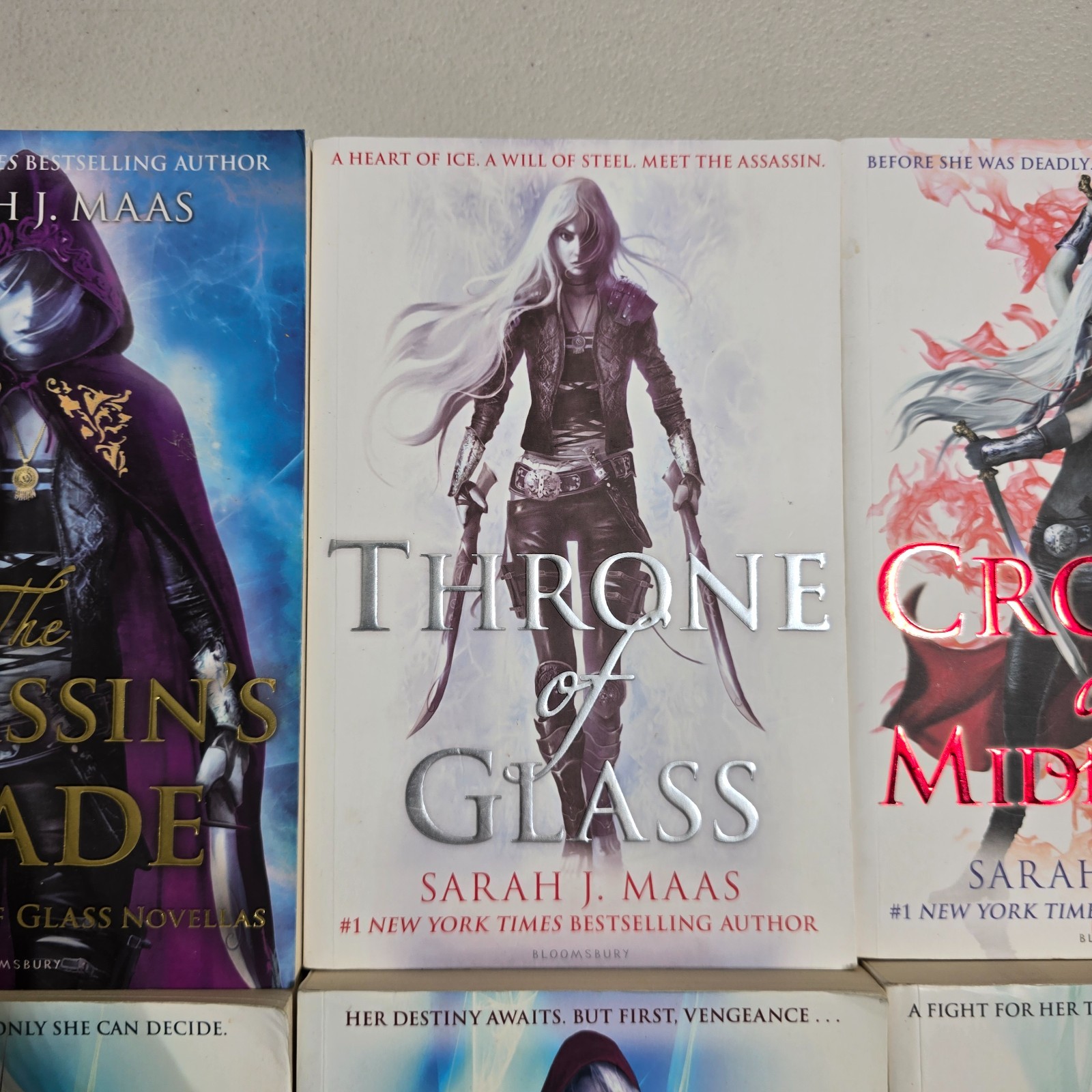 Throne Of Glass 7x Book Bundle by Sarah J. Maas – Paperback Bulk Lot Collection