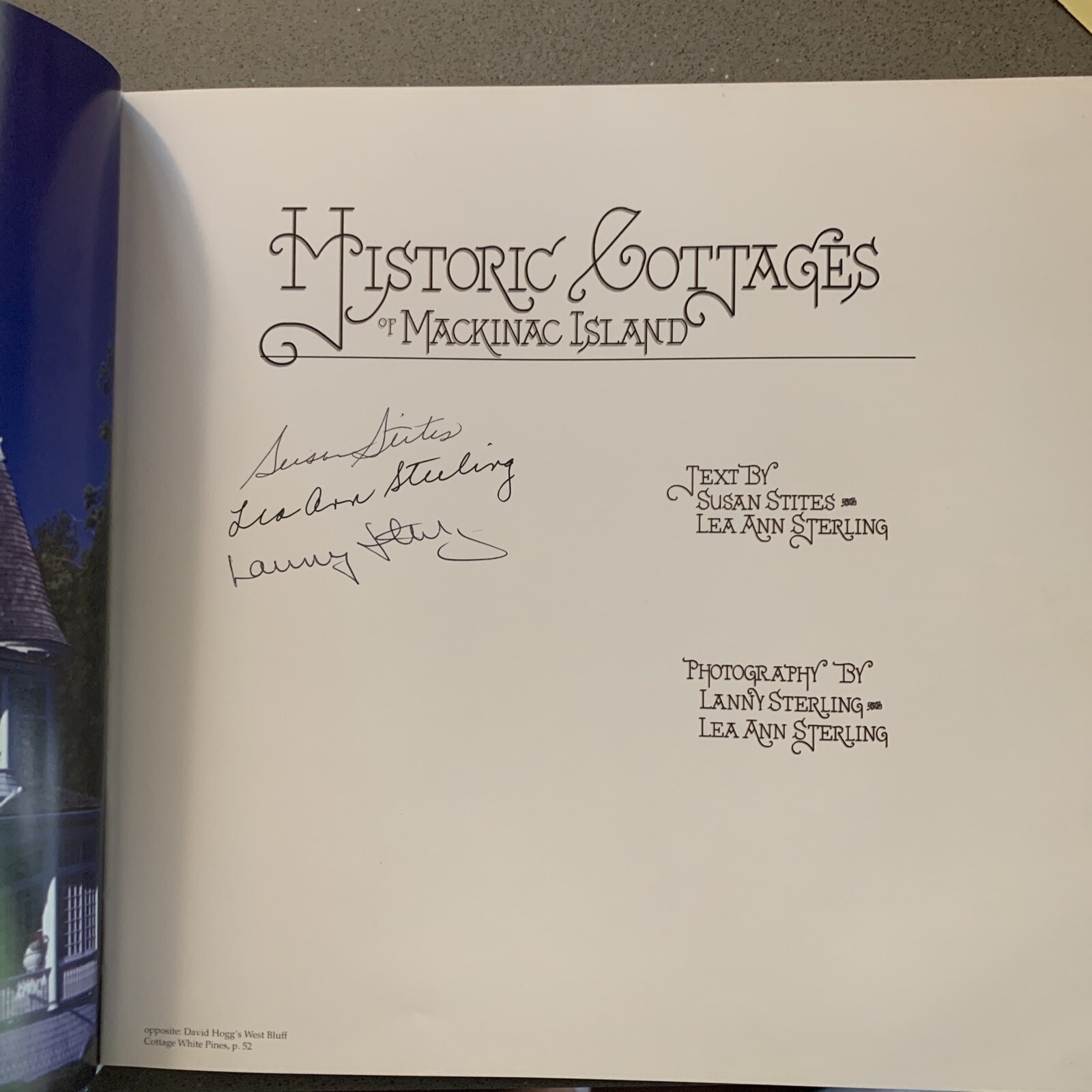 Historic Cottages of Mackinac Island by Sterling and Stites 2001 – Signed Copy!!