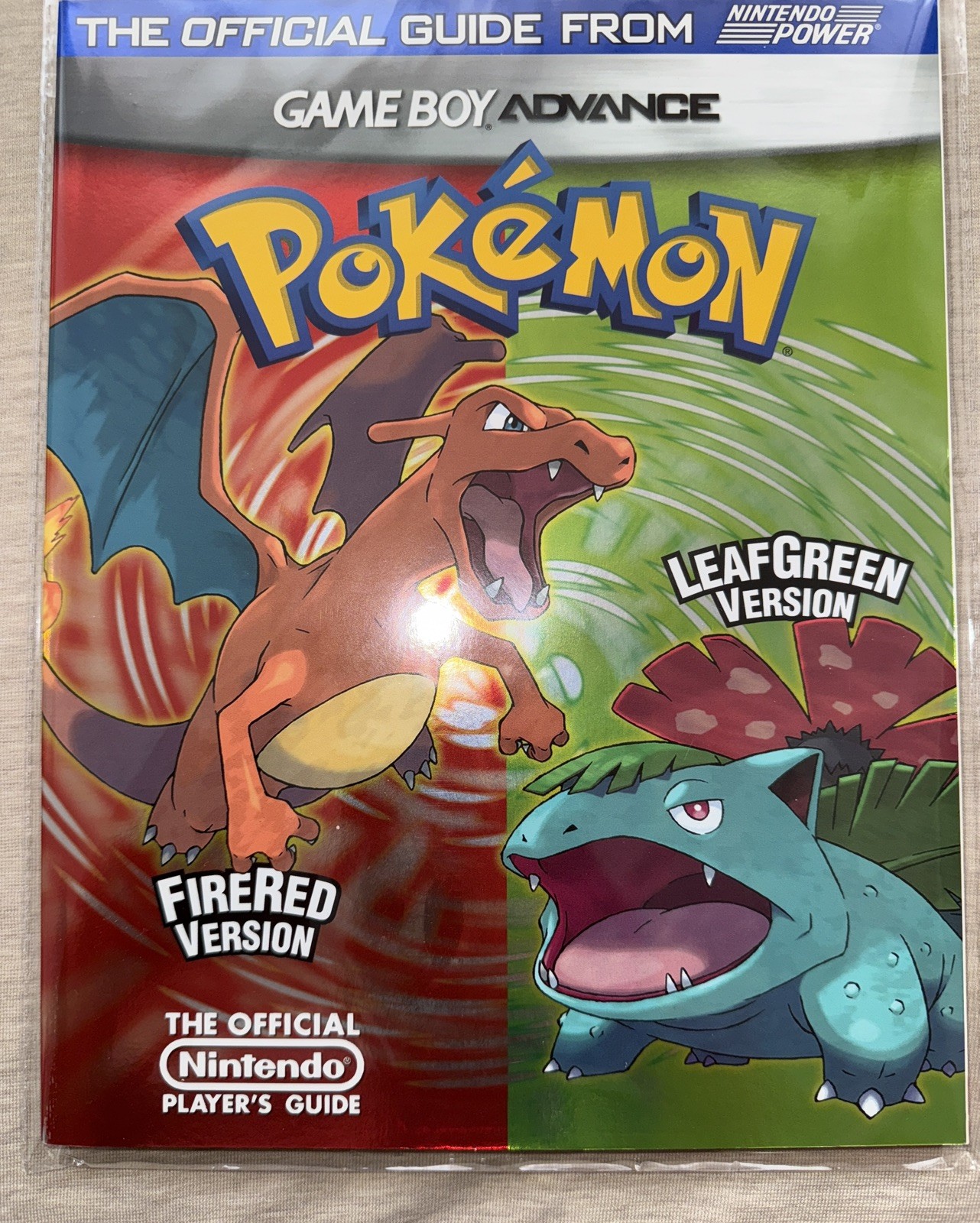 Pokemon FireRed LeafGreen GBA Official Nintendo Player&rsquo;s Strategy Guide NM Clean