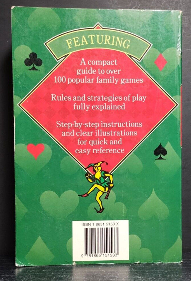 Hoyle&rsquo;s Official Rules of Card Games Paperback 576 Pages Illustrated Guide