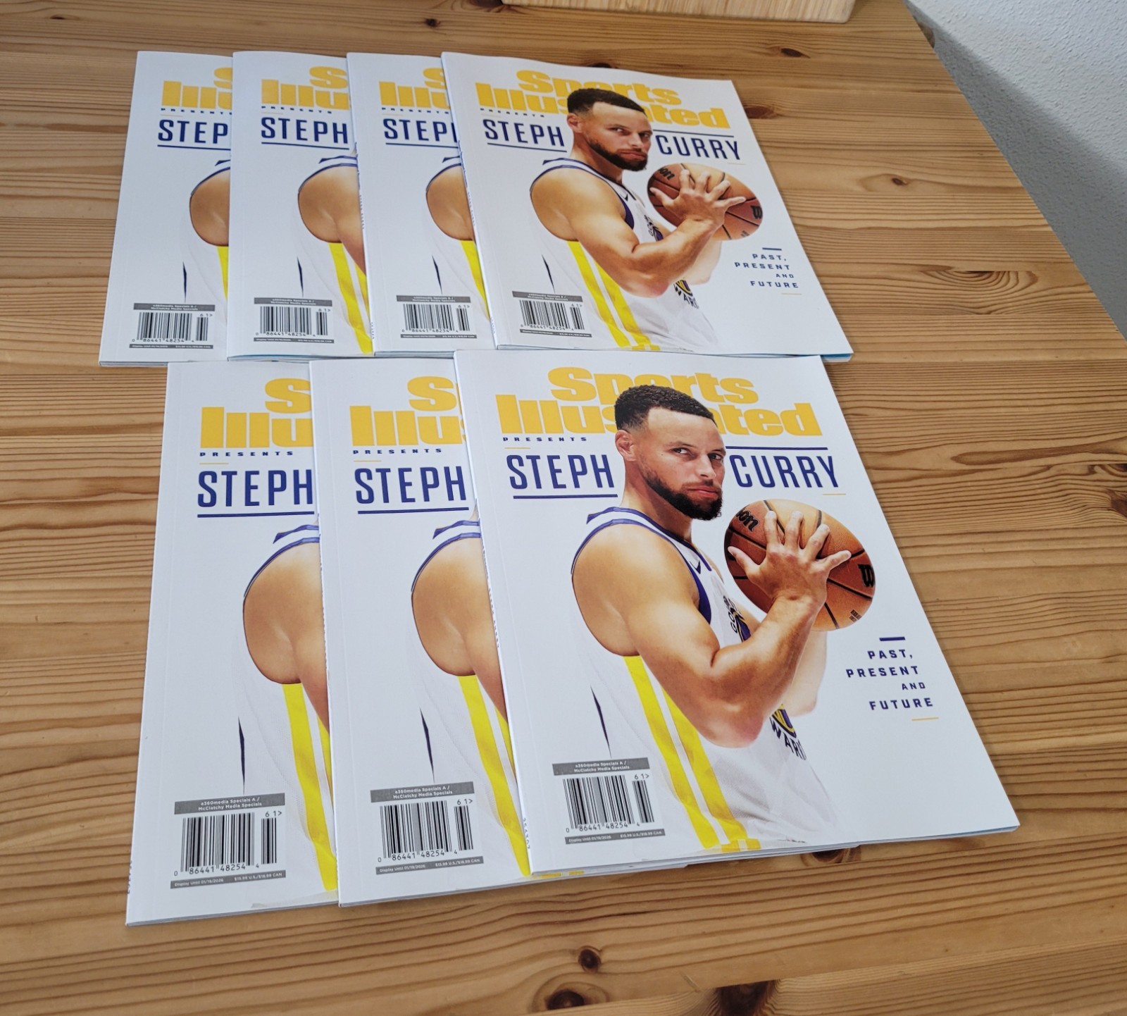 SEVEN Sports Illustrated Steph Curry Past Present and Future MAGAZINES – 2025