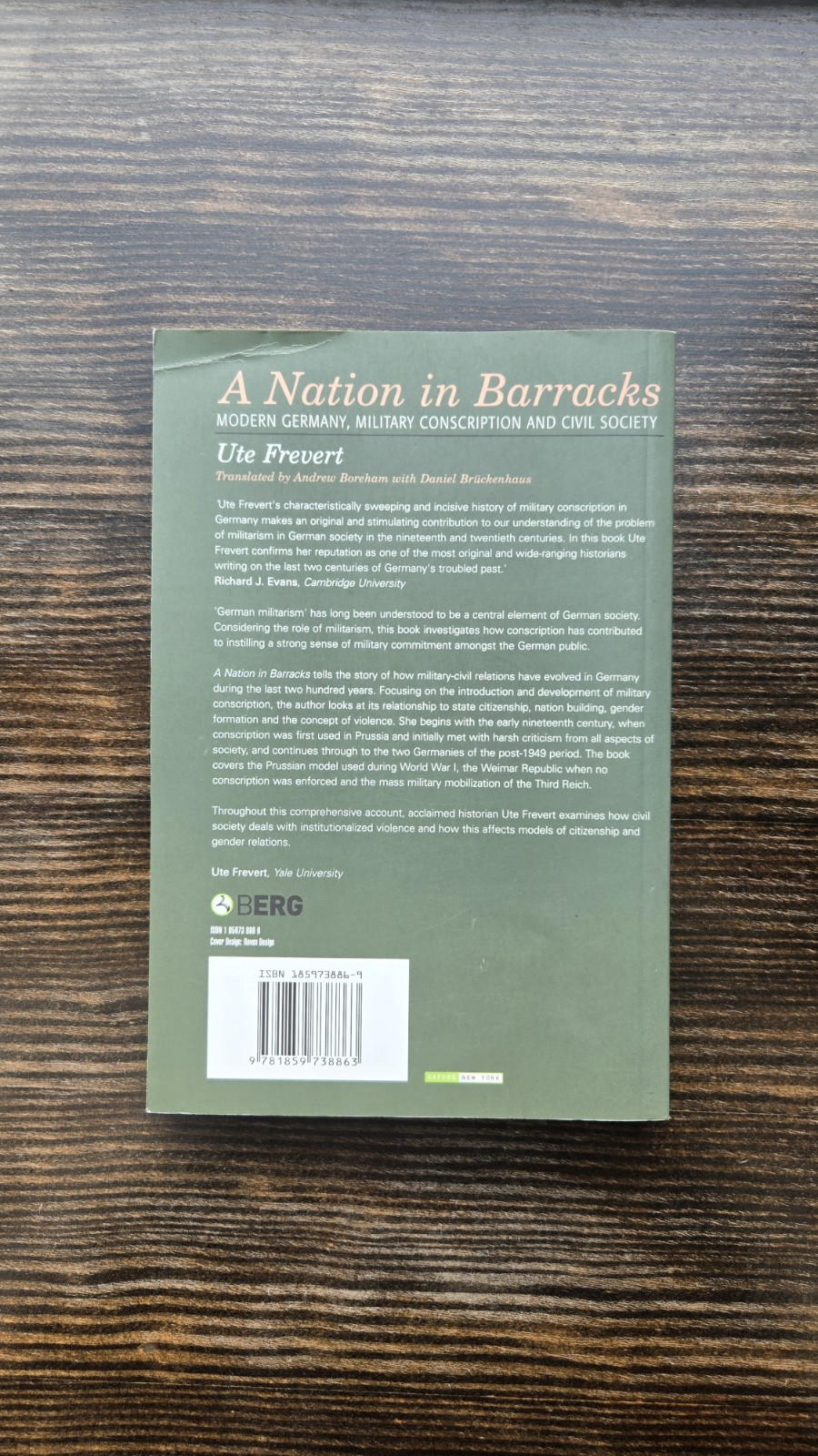 A Nation in Barracks: Conscription, Military Service and Civil Society in Modern