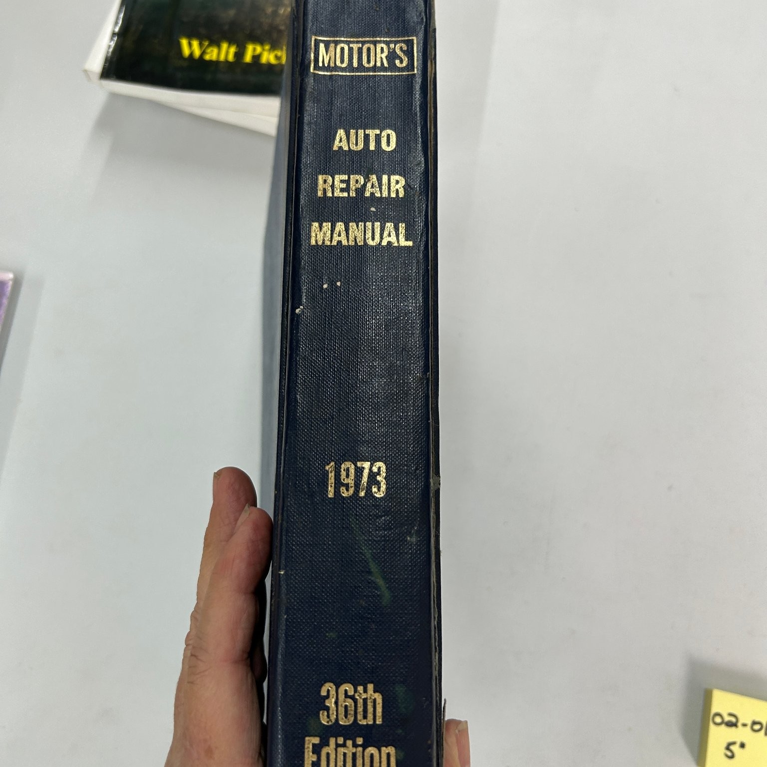 MOTOR&rsquo;S Auto Repair Manual 1973 36th Ed First Print Automotive MOTOR