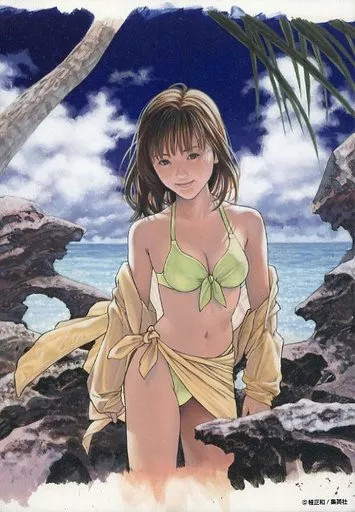 Shueisha I »s Original Illustration Art Board 8.9×6.3in Jump 50th Anniversary