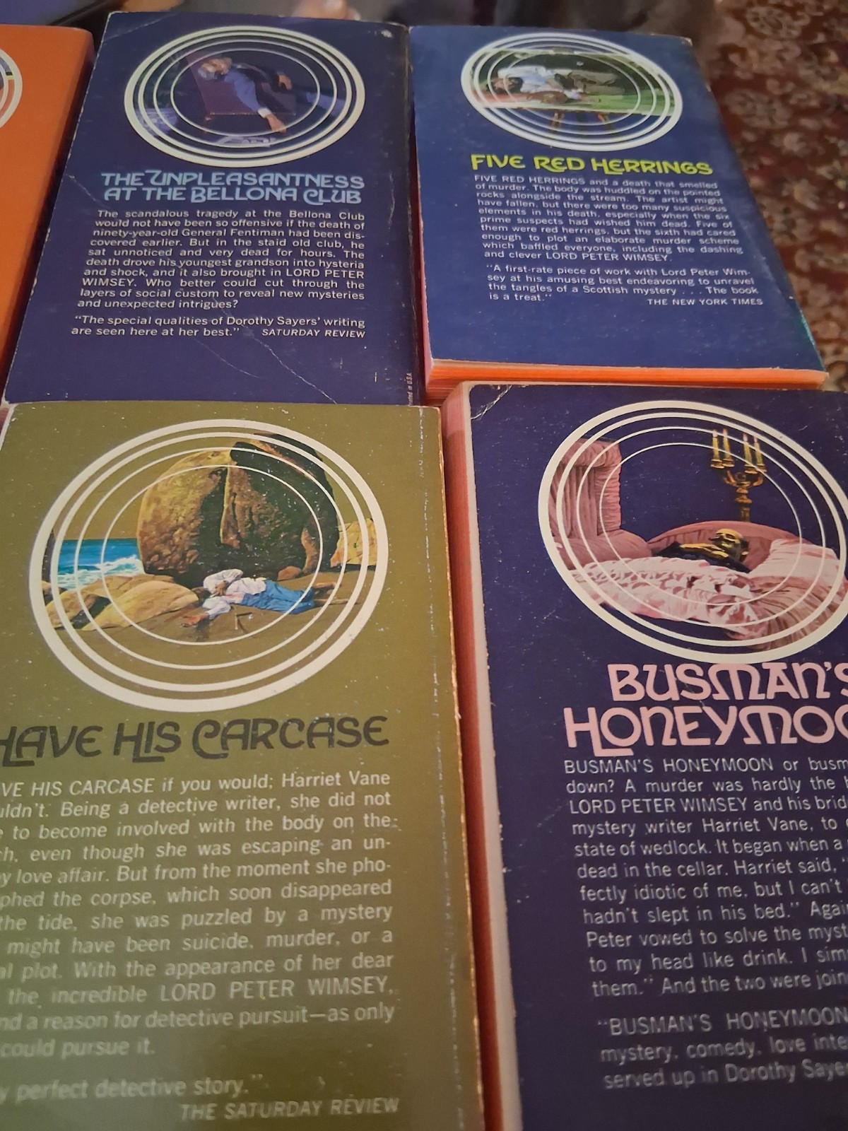 Dorothy Sayers Bundle-8 books pb vintage in good condition