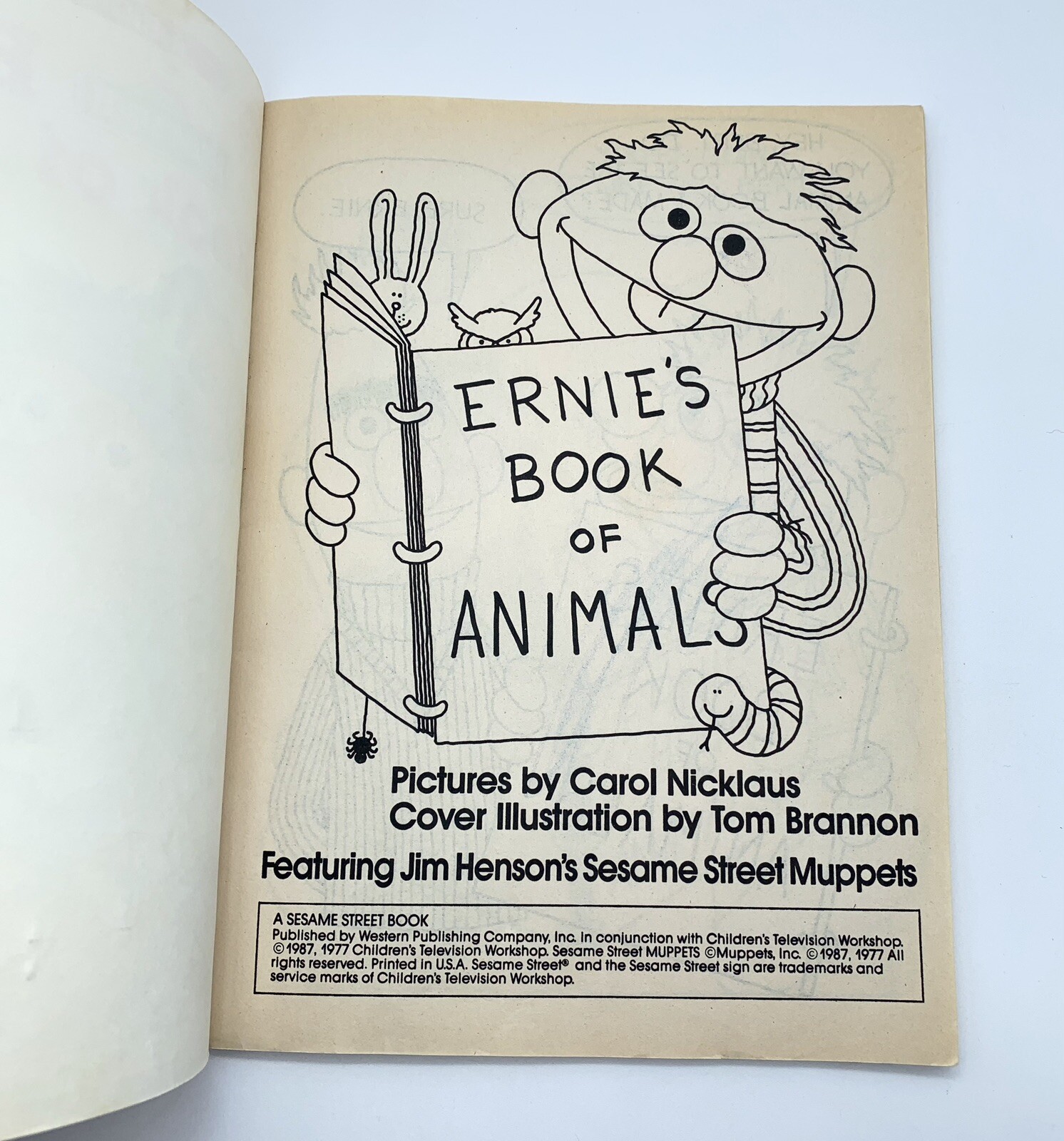 Vintage Coloring Books Lot 1980&rsquo;s & 1990s Sesame Street Santa Animals NOS & USED