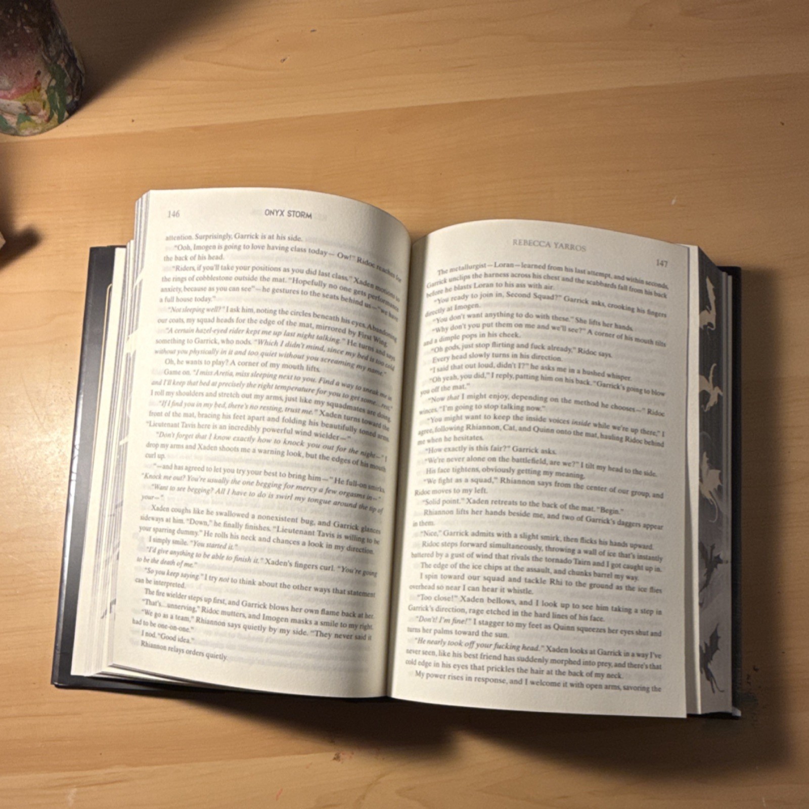 Onyx Storm (Standard Edition) by Rebecca Yarros, Hardcover 2025, Empyrean Ser.