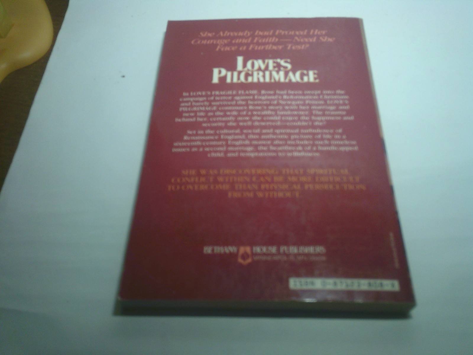 Love&rsquo;s Pilgrimage by Phyllis Caggiano Part of the Bethany Publshing Love Series